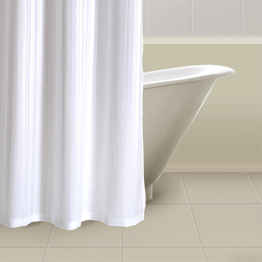 Swayam India White Chic Shower Curtains – 5500 - view 2
