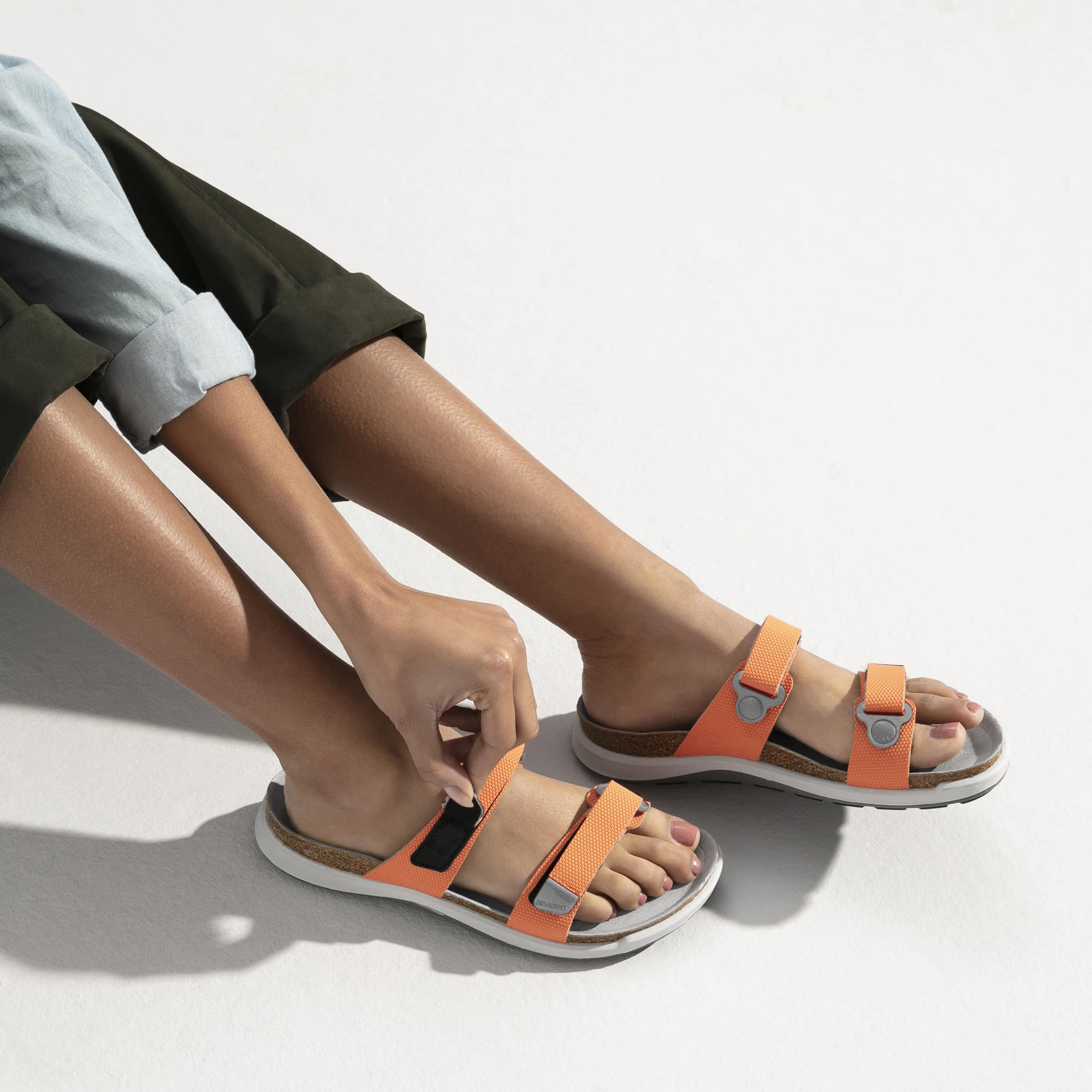 Birkenstock Sahara Women Birko-Flor – Orange Orange/Futura Melon - view 7