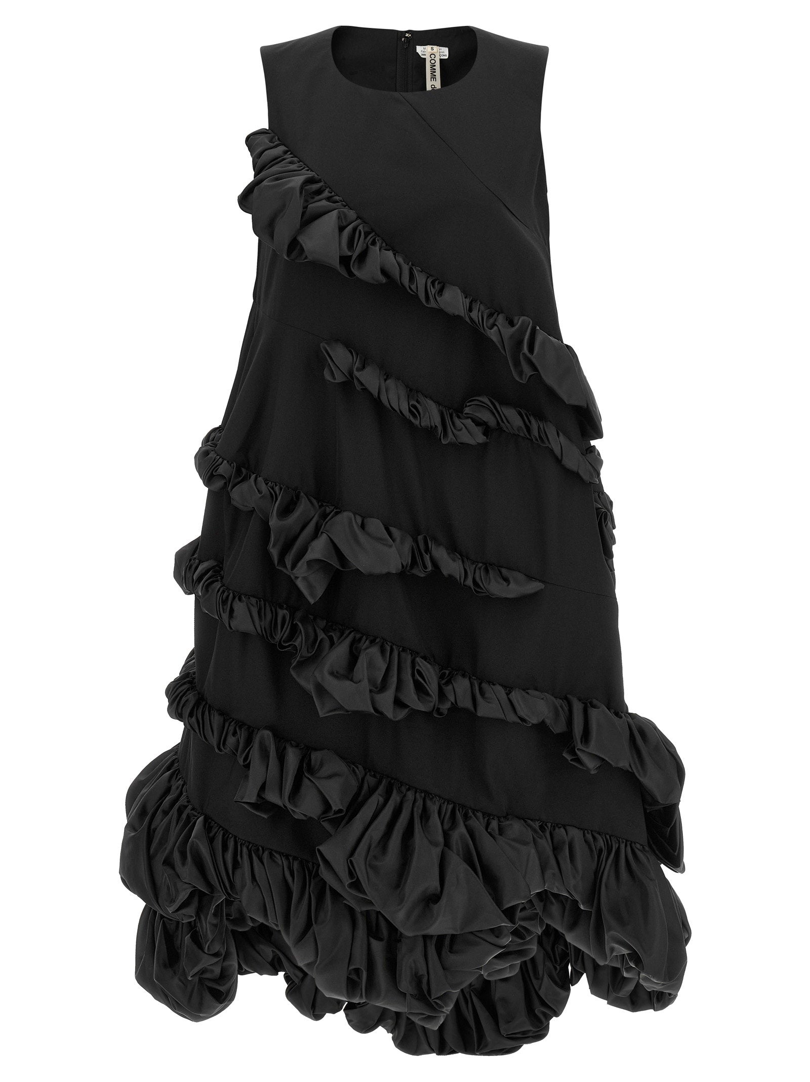 Comme Des Garcons Sculptural Ruffles Dress – 100% polyester