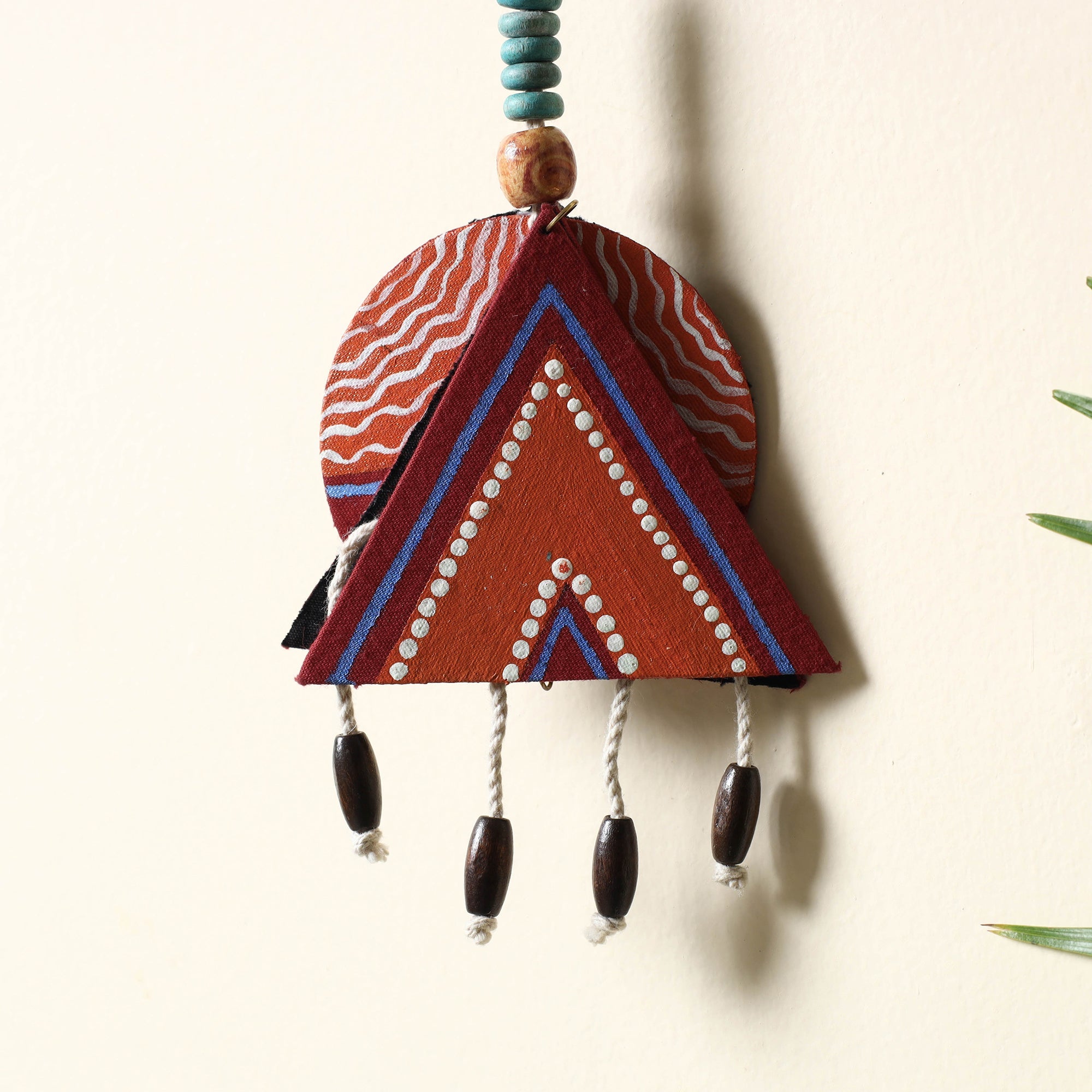 KHUSHBASH - HAPPY LOOM OF EAST Bishnupur Handpainted Fabric Wall Hanging - view 2