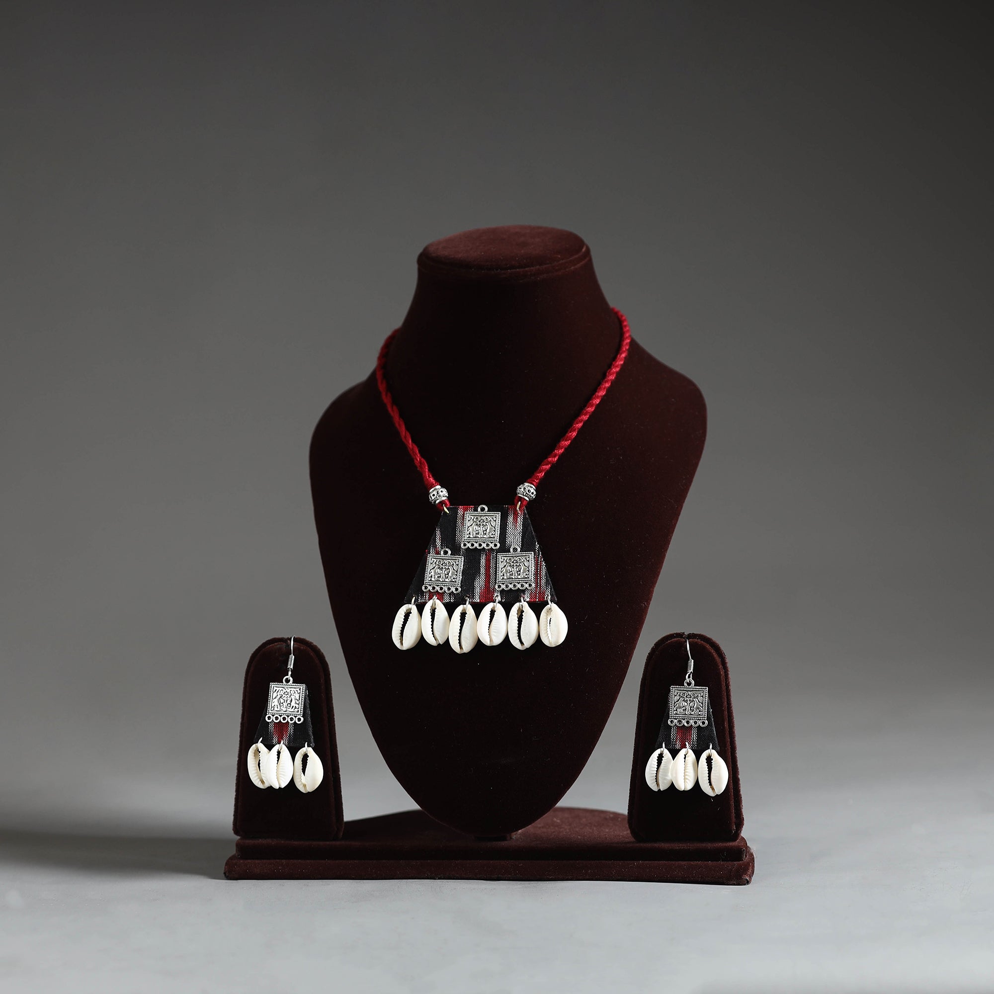 JALPARI Fabart German Silver Necklace Set 01