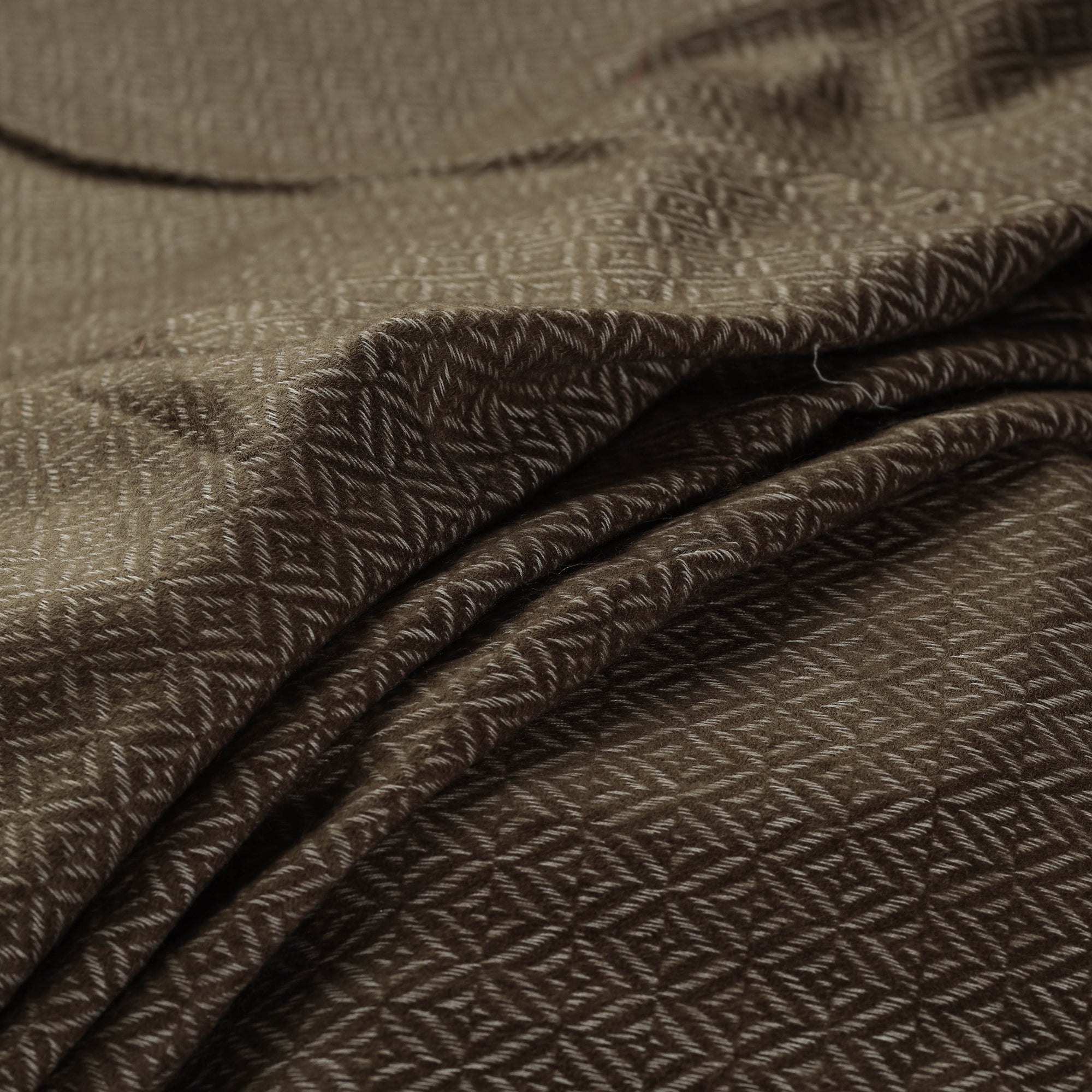 ITOKRI CRAFTS INITIATIVE Brown - Acrylic Fine Wool Fabric 29