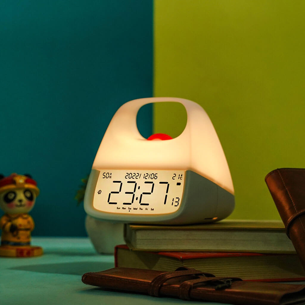 Porffitto Night Lamp With Clock
