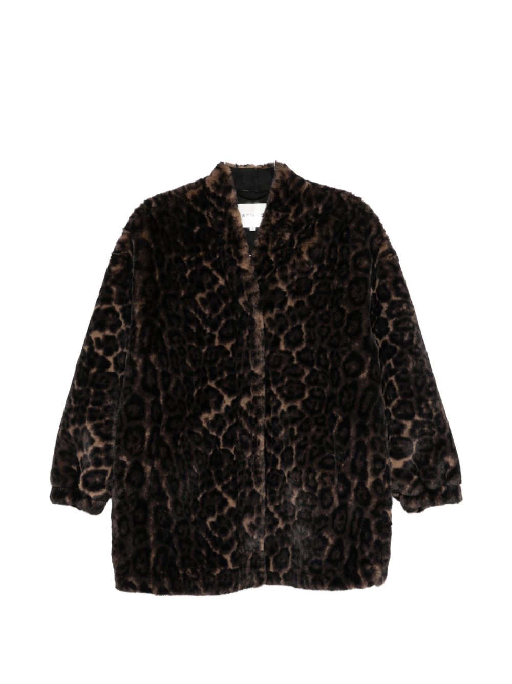 Apparis Leopard Faux-Fur Jacket – 100% Recycled Polyester