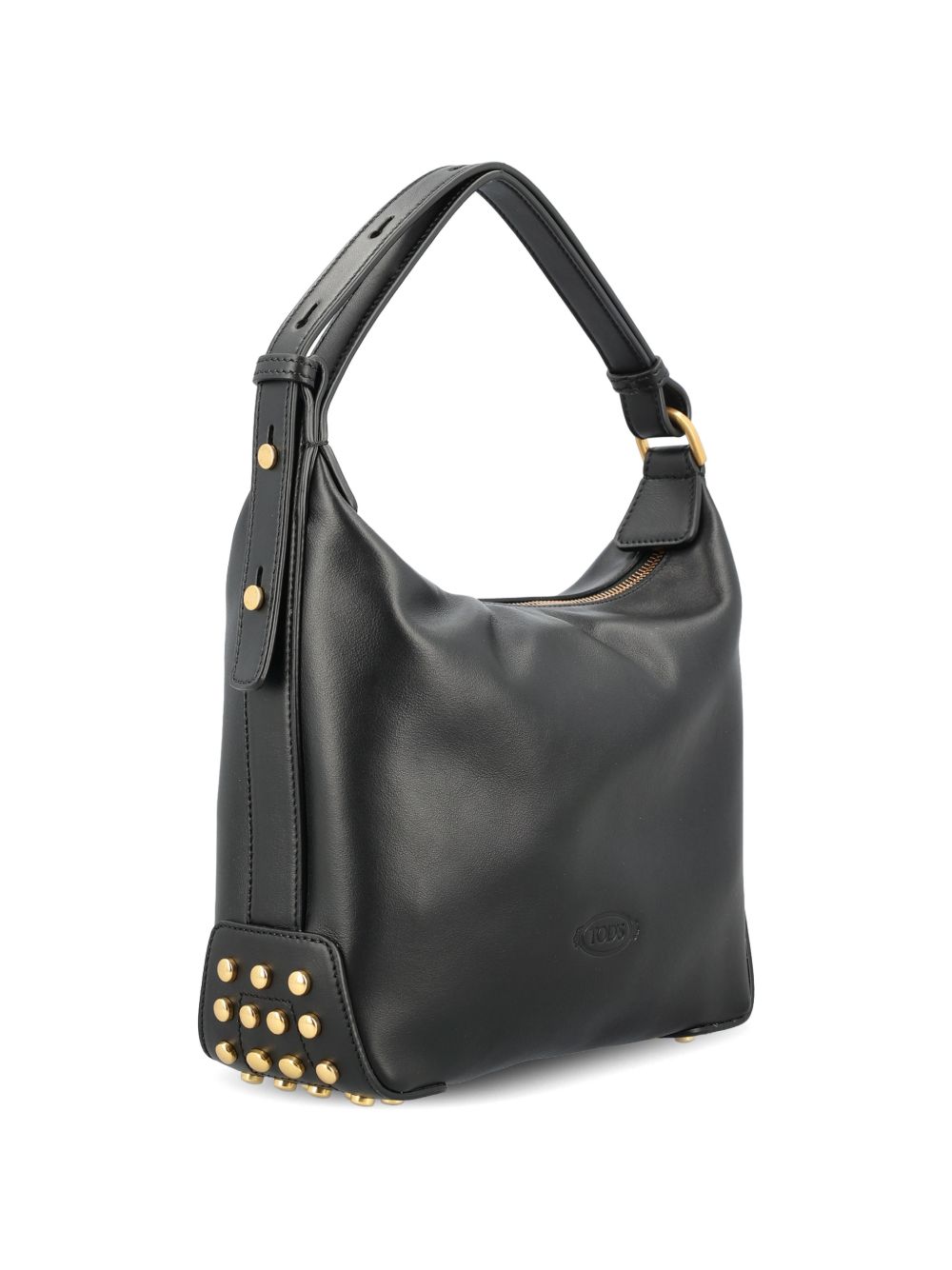 Tod's Studded Leather Shoulder Bag – Outer: Calfskin 100% - view 2