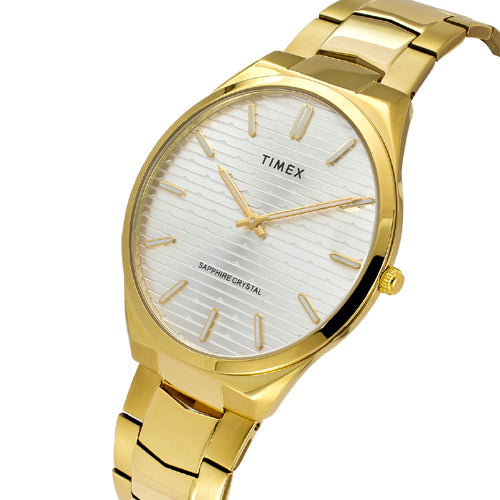 Timex Men Silver Round Dial Analog Watch 41mm TWEG25801 - view 2