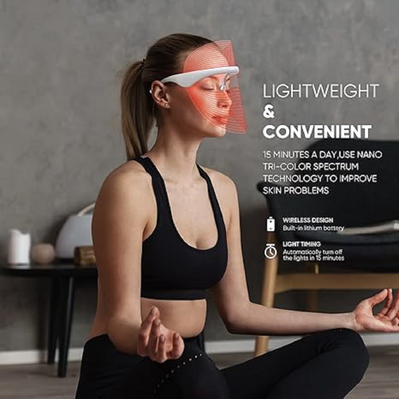 Fab Alchemy FabGlow™ 3-in-1 LED Beauty Mask - view 6
