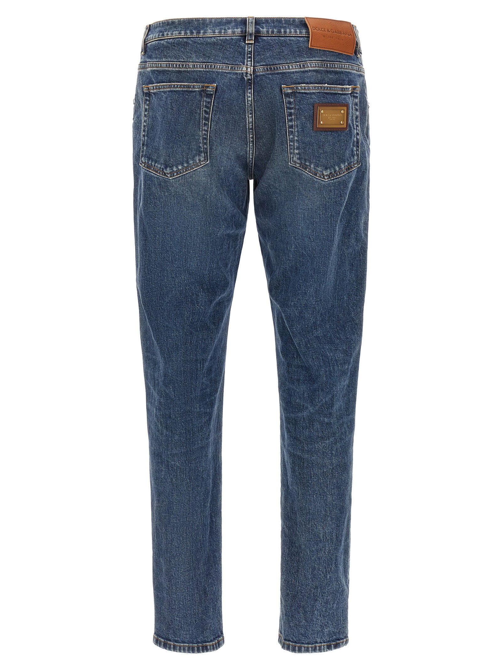 Dolce & Gabbana Logo Plaque Jeans – 98% cotton, 2% elastane - view 2