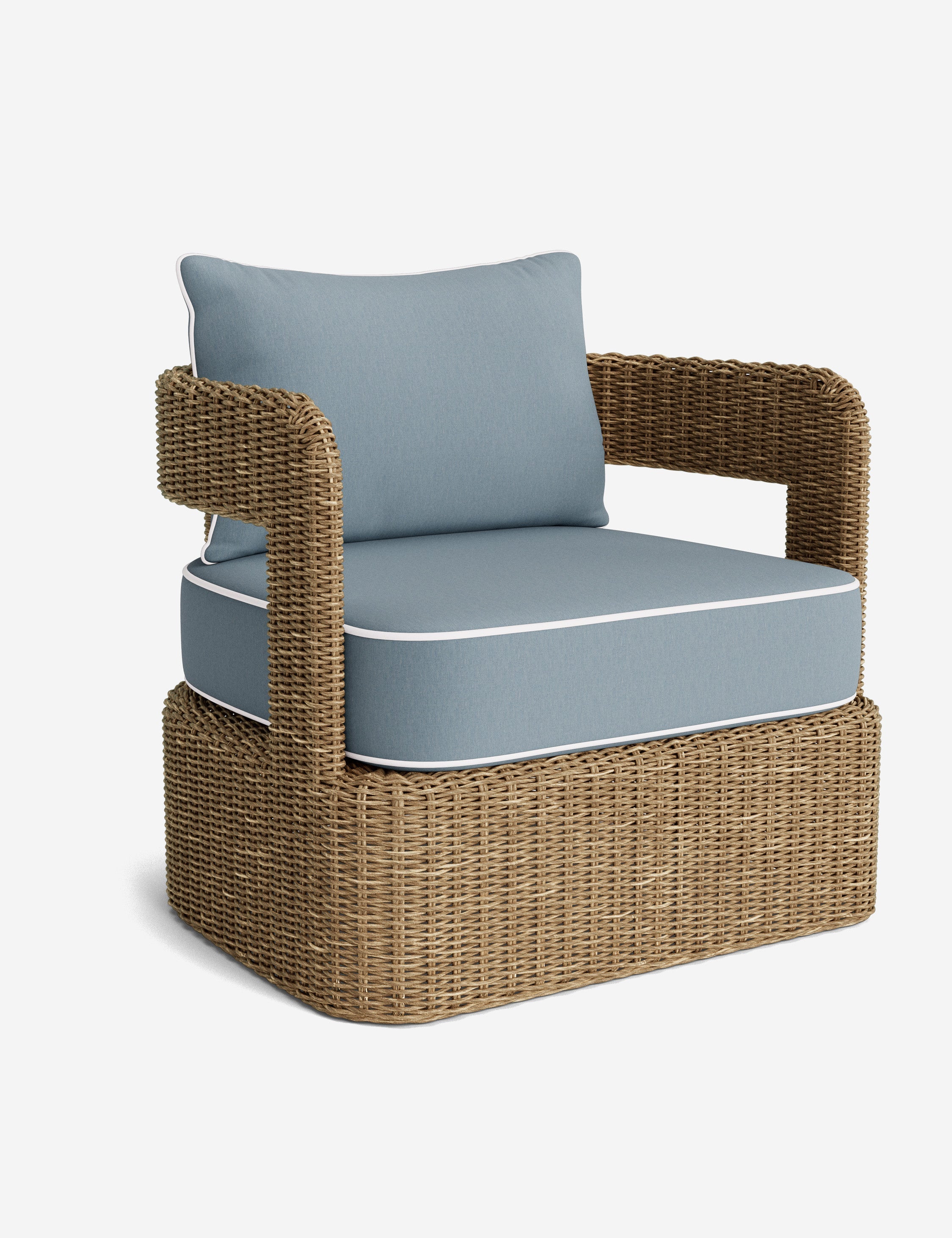 Lulu and Georgia Hadler Outdoor Swivel Lounge Chair - view 60