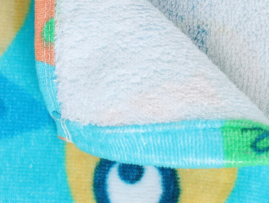 Spaces India Universal Minions 2 Piece 100% Cotton Face Towel Set - Skyblu/Cblt Blu - By Spaces - view 5