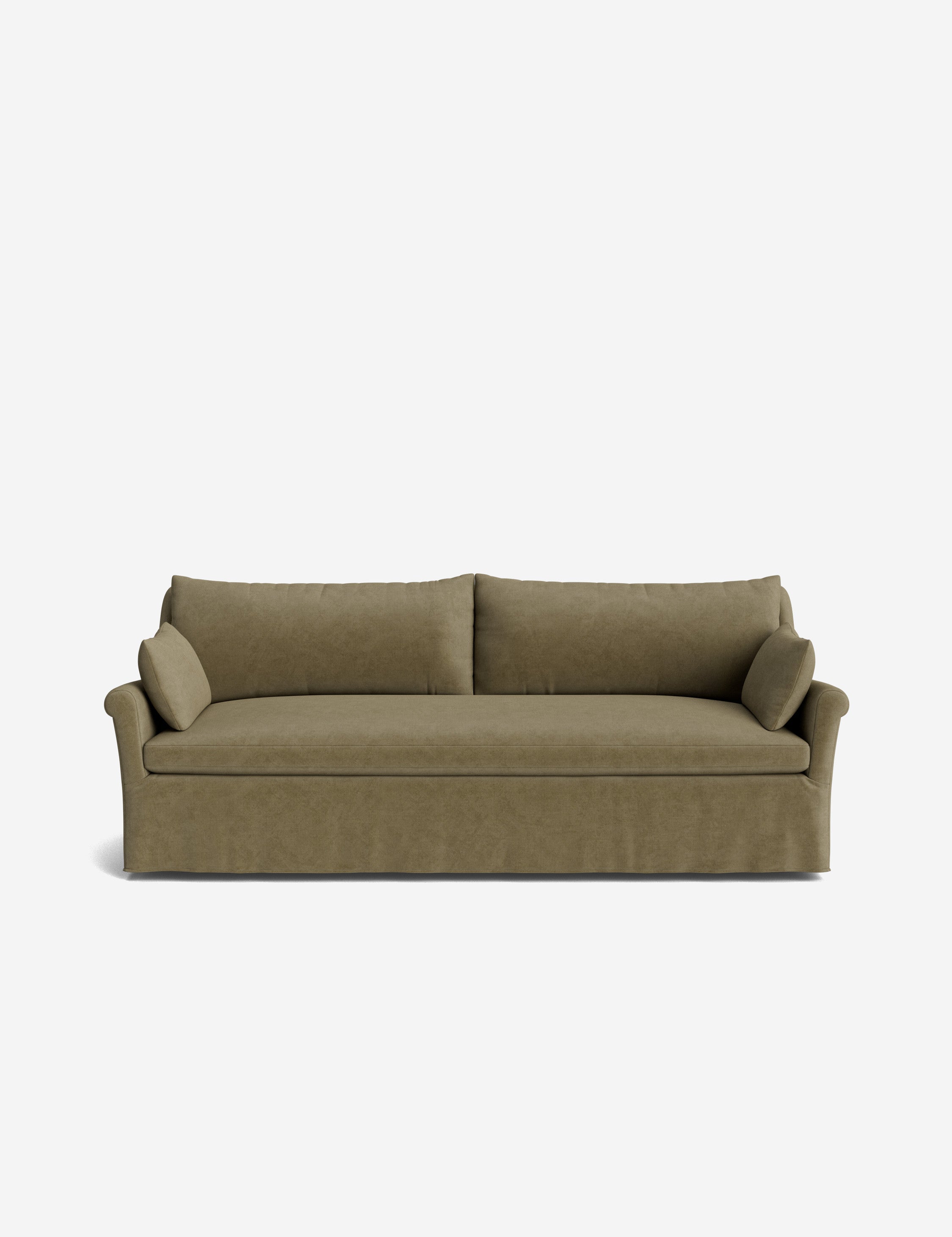 Lulu and Georgia Portola Rolled Arm Slipcover Sofa - view 20