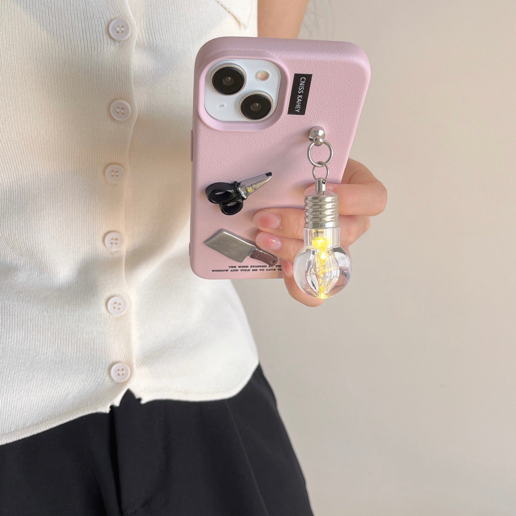 Peeperly Glowing Charm Light Bulb Sparkling Trinket Case - view 5