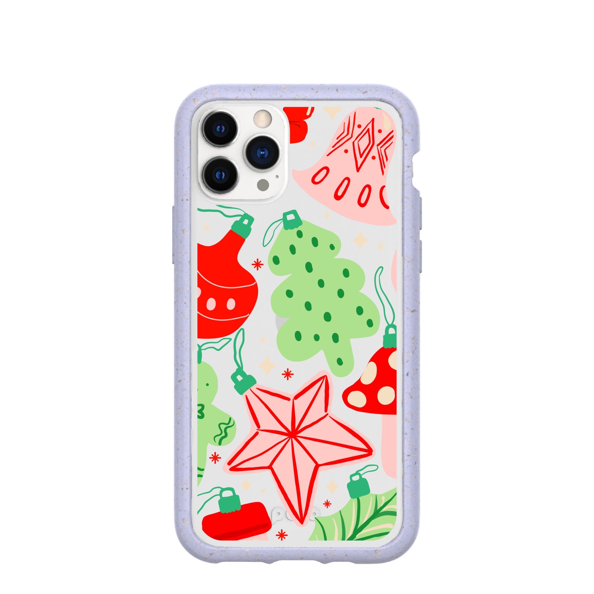 BlackTree Clear Festive Flair iPhone 11 Pro Case With Lavender Ridge