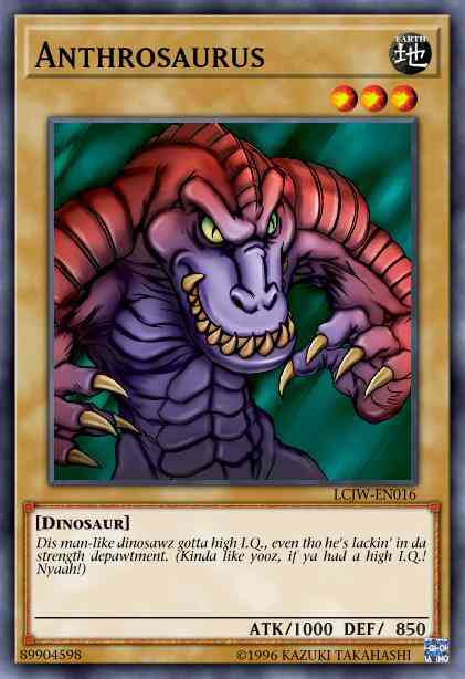 Yu-Gi-Oh! Anthrosaurus - SS03-ENA06 - Common - 1st Edition
