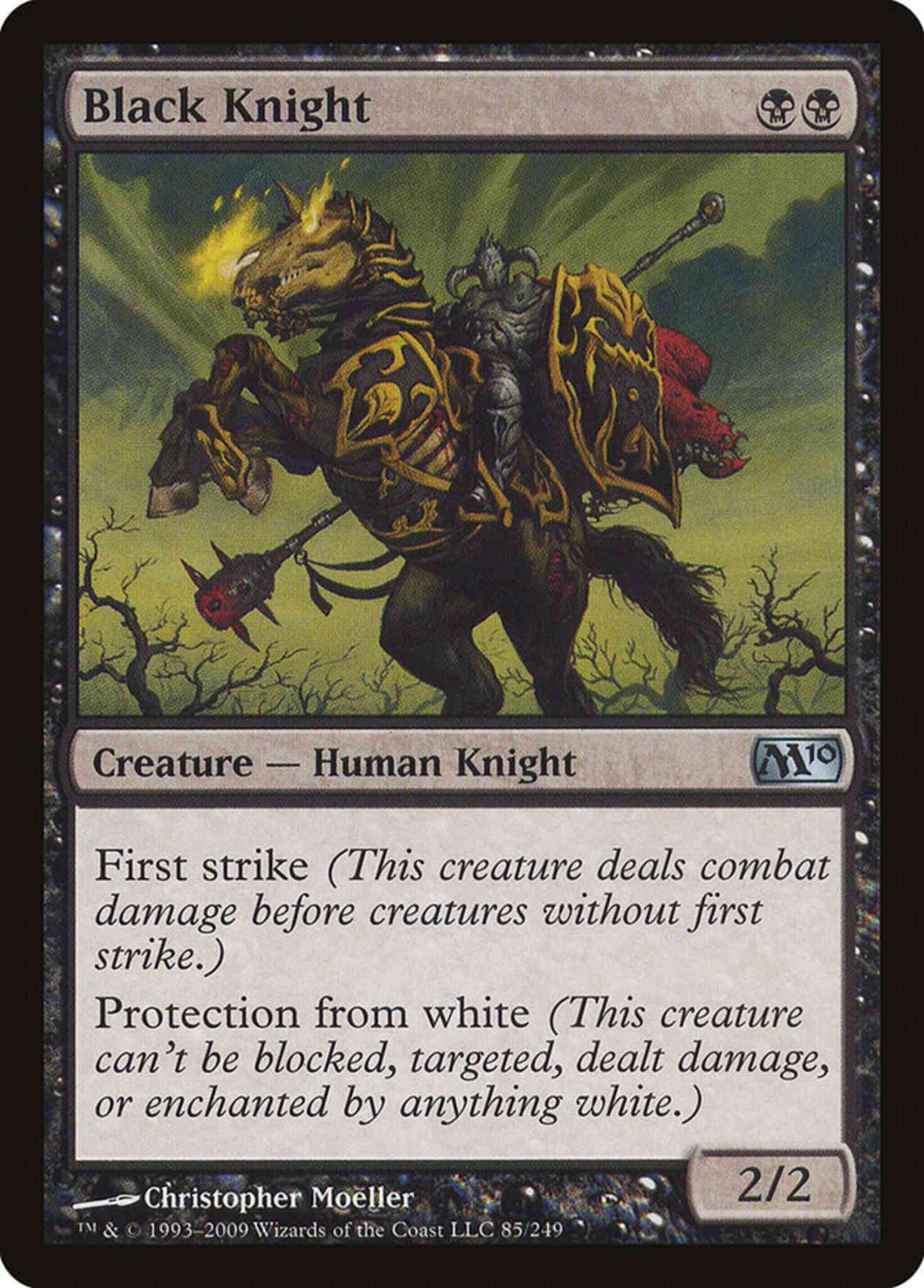 Knight 85 magic – Black Knight [85] [Magic 2010] [Non-Foil]
