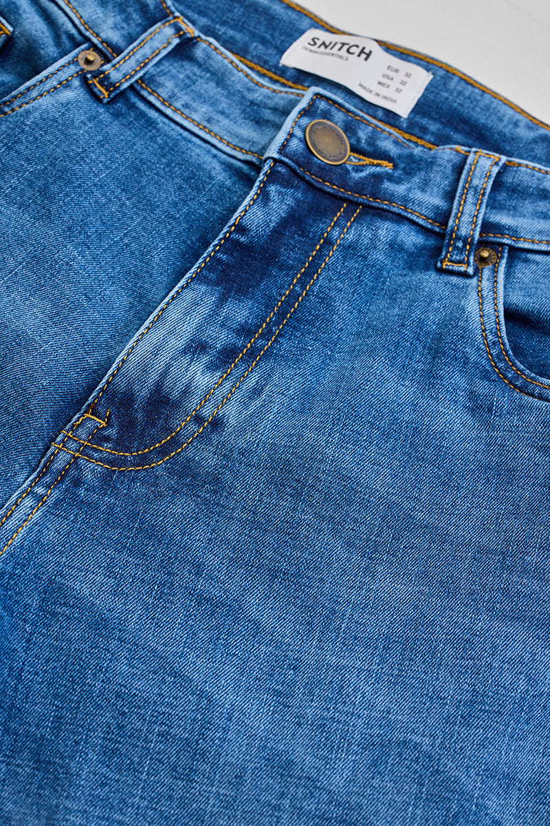 SNITCH Blue Skinny Fit Jeans - view 2