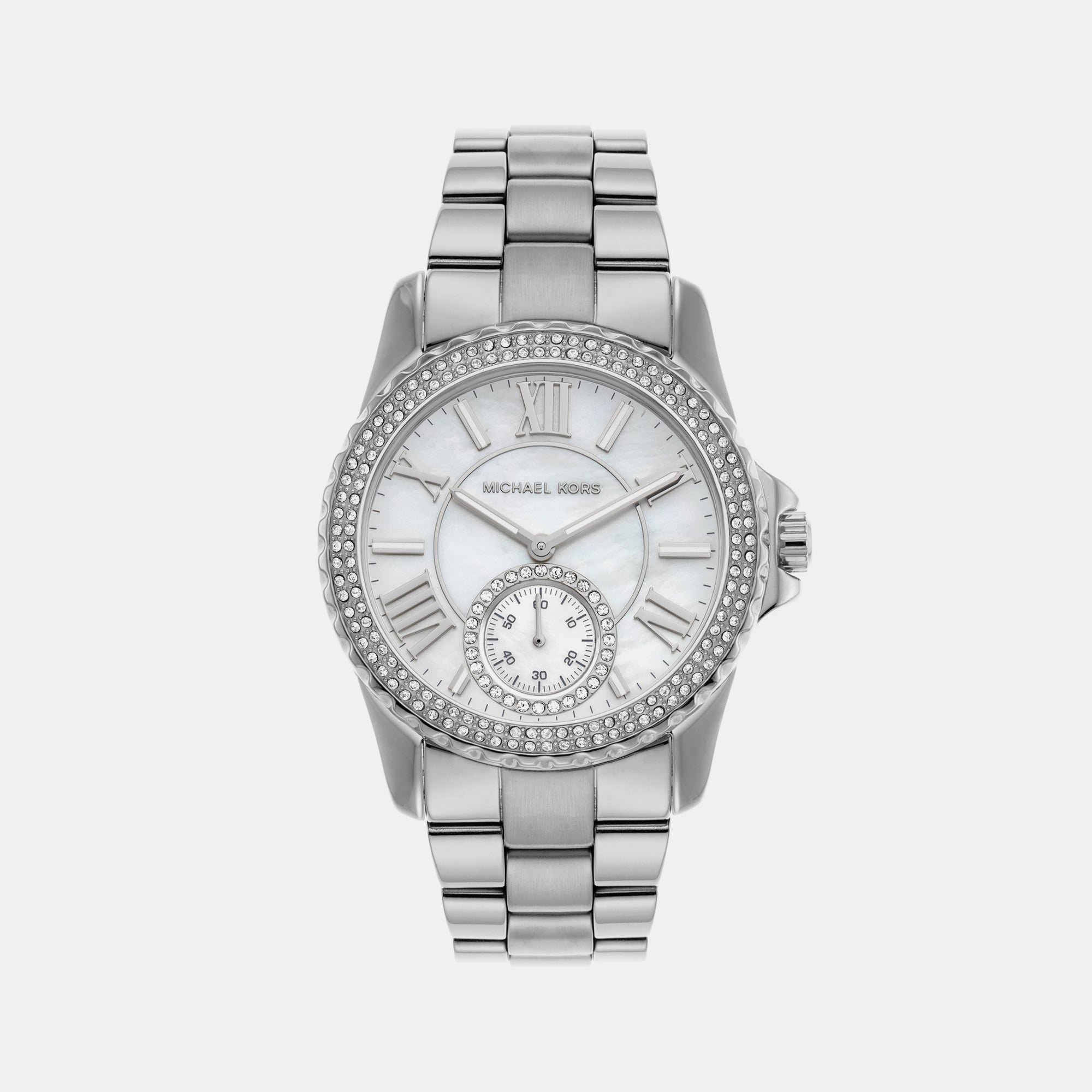 Michael Kors Everest Women Quartz Silver Dial Analog Stainless Steel Watch MK7403