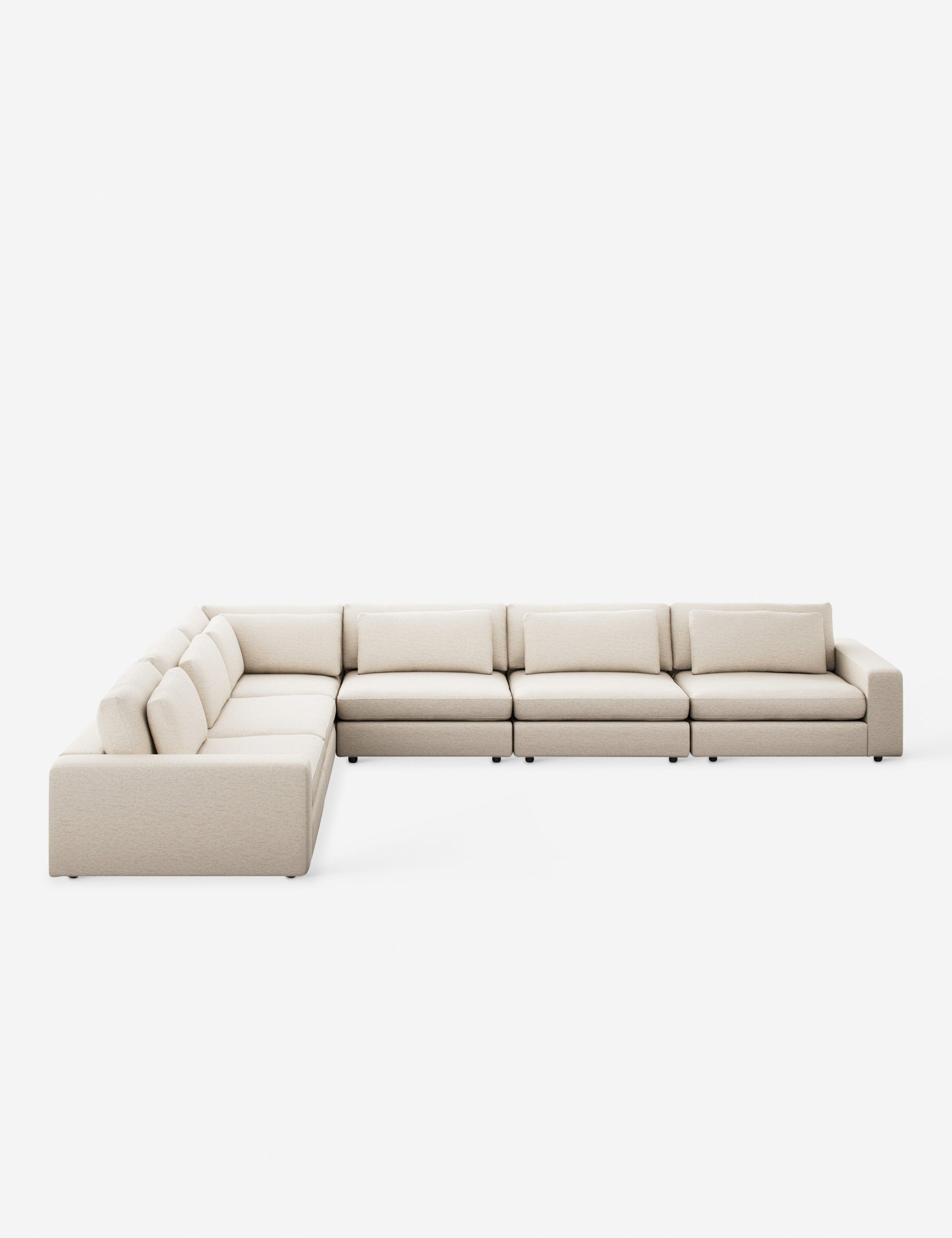 Lulu and Georgia Creswell 6-Piece Corner Sectional Sofa