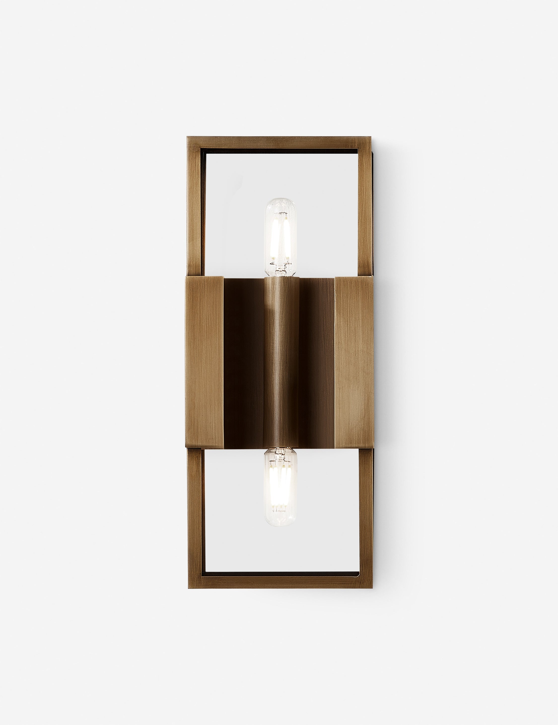 Lulu and Georgia Ambre Outdoor Sconce – Antique Brass