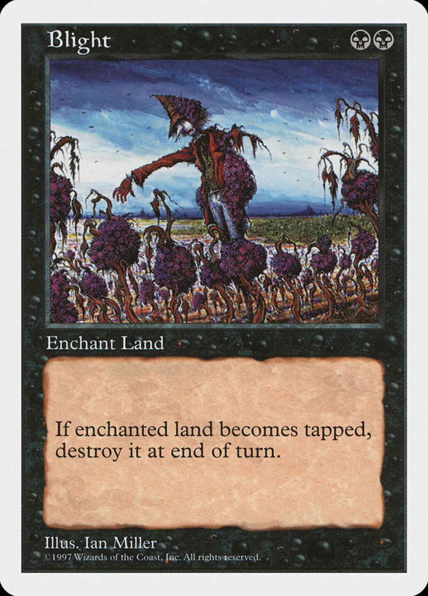 Blight 144 fifth – Magic Blight [144] [Fifth Edition] [Non-Foil]