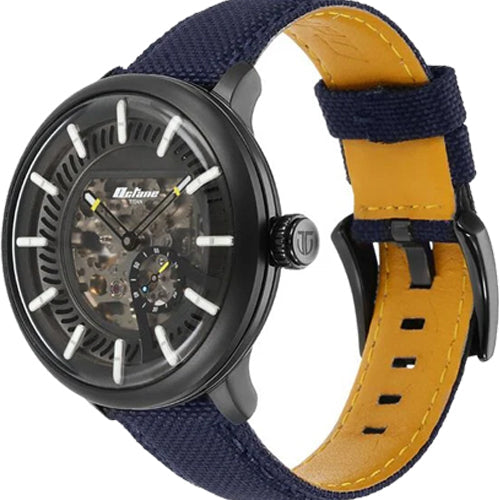 Titan Octane Aerobatics Mechanical Analog Black Dial Nylon Strap Watch for Men 42.1mm 1858NL01 - view 2