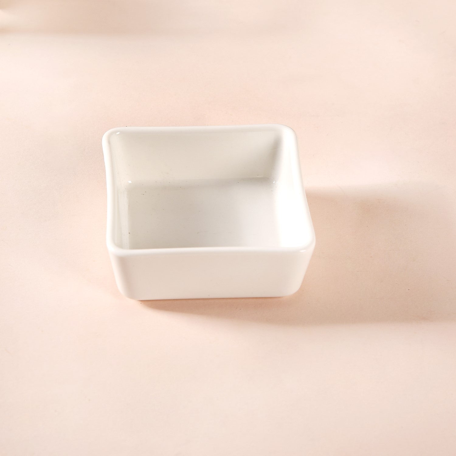 Nestasia White Ceramic Bowls With Bamboo Tray Set Of 5 - view 8