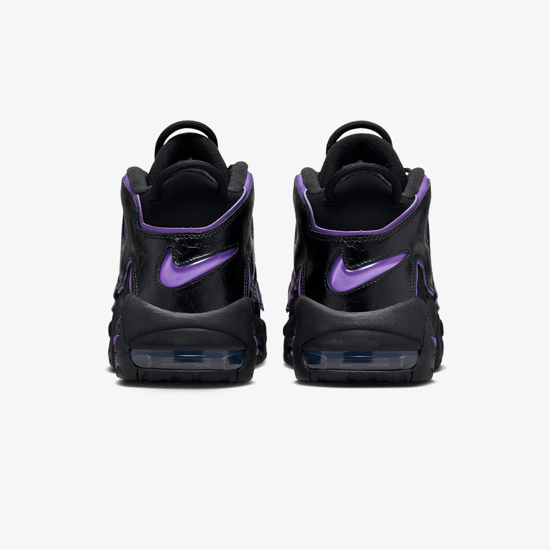 Nike | AIR MORE UPTEMPO'96 { BLACK/ACTION GRAPE - view 2