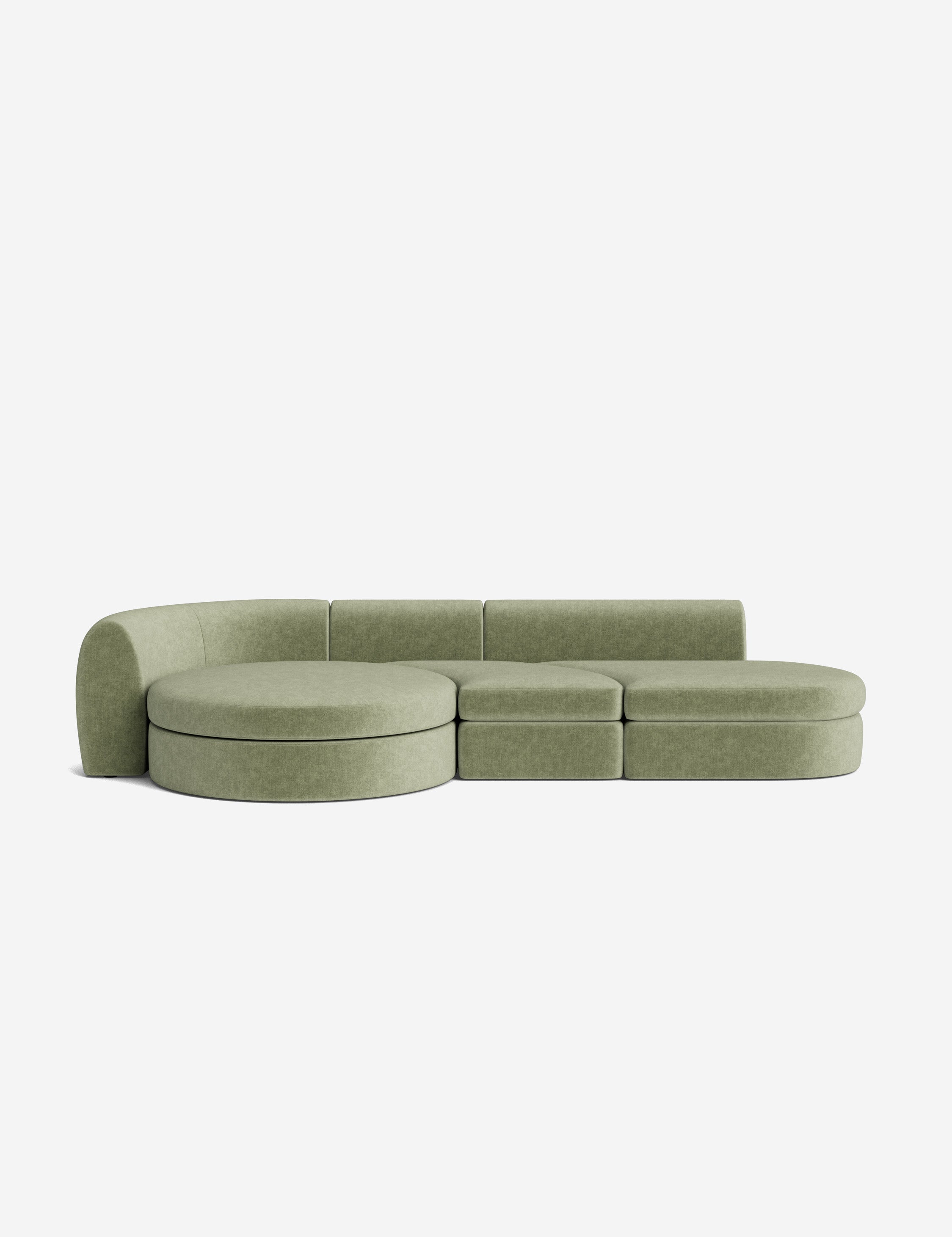 Lulu and Georgia Buckley Modular Chaise Sectional Sofa - view 96