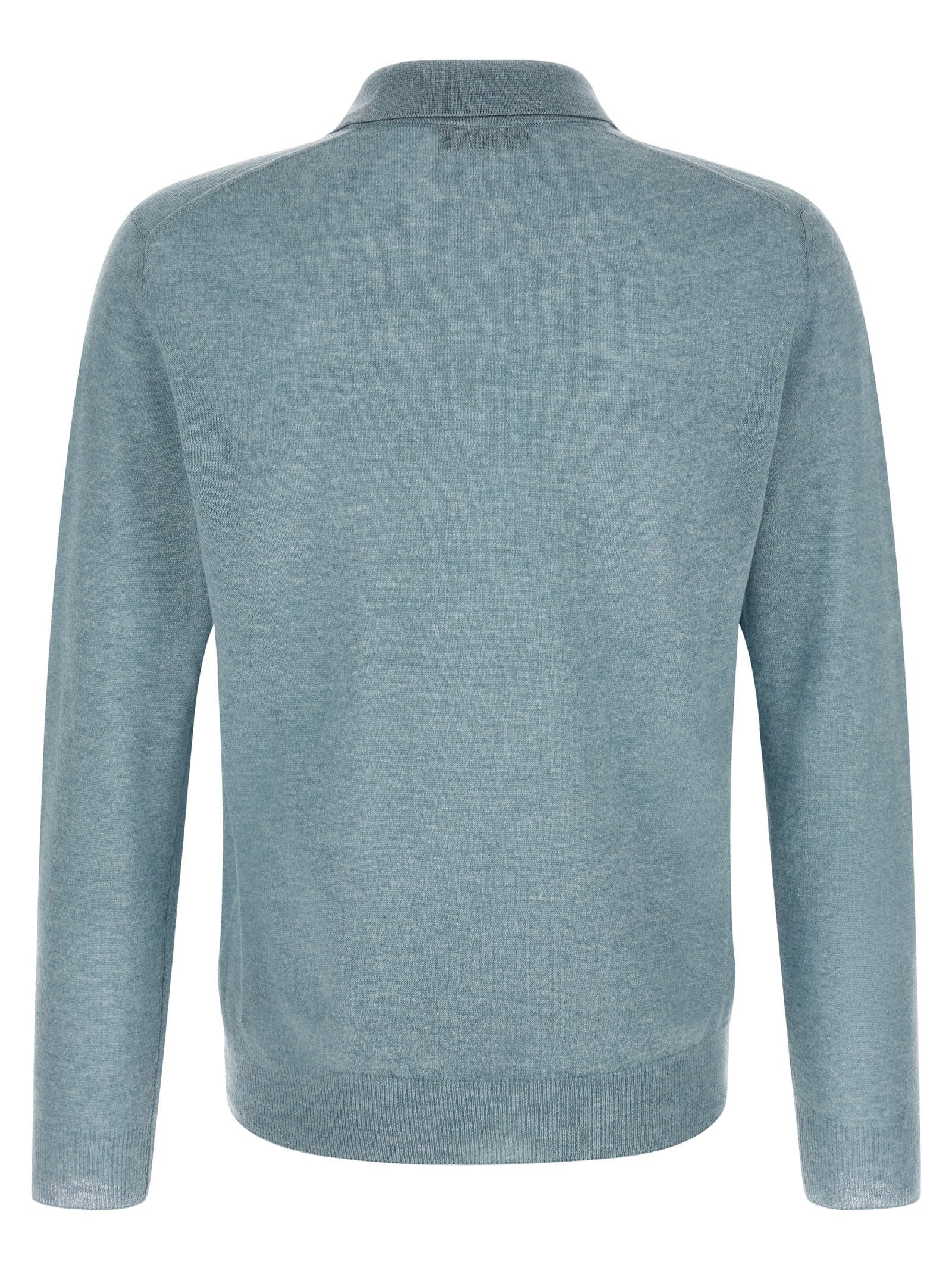 Zanone Knitted Polo Shirt - view 2