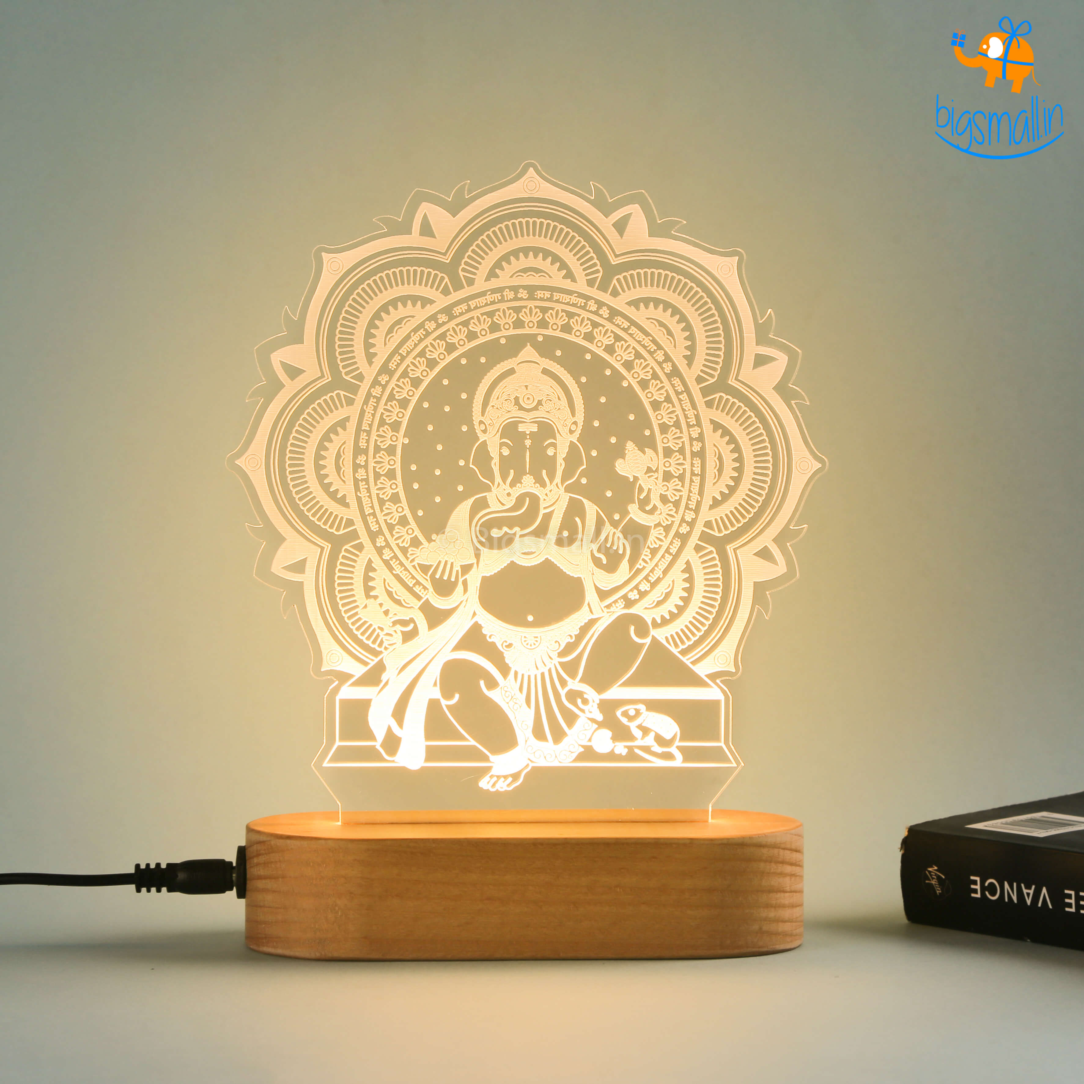 India Vibes Ganesha Hologram Lamp - view 4