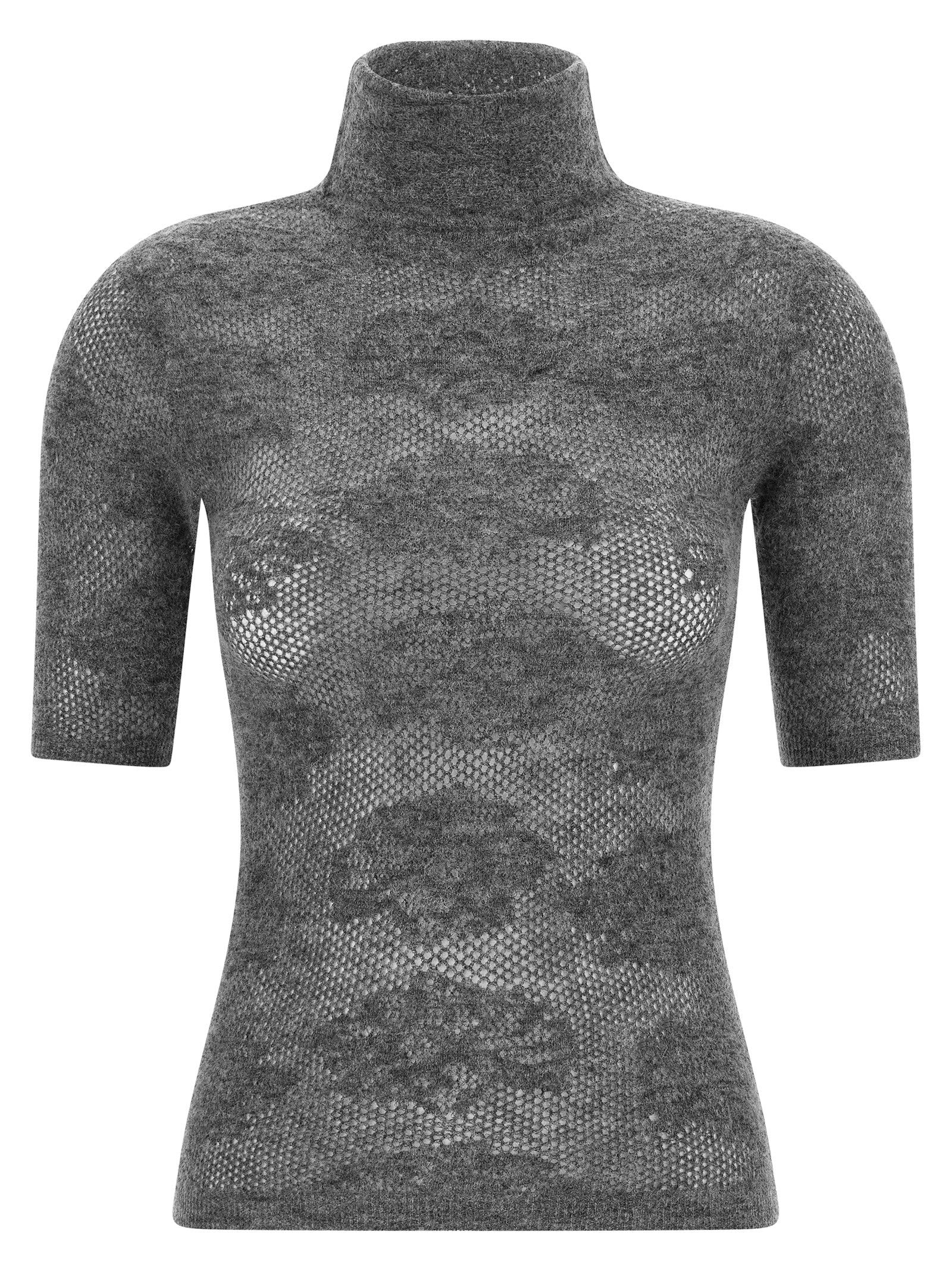 Brunello Cucinelli Turtle-neck Sweater – 46% silk, 38% wp, 16% wo