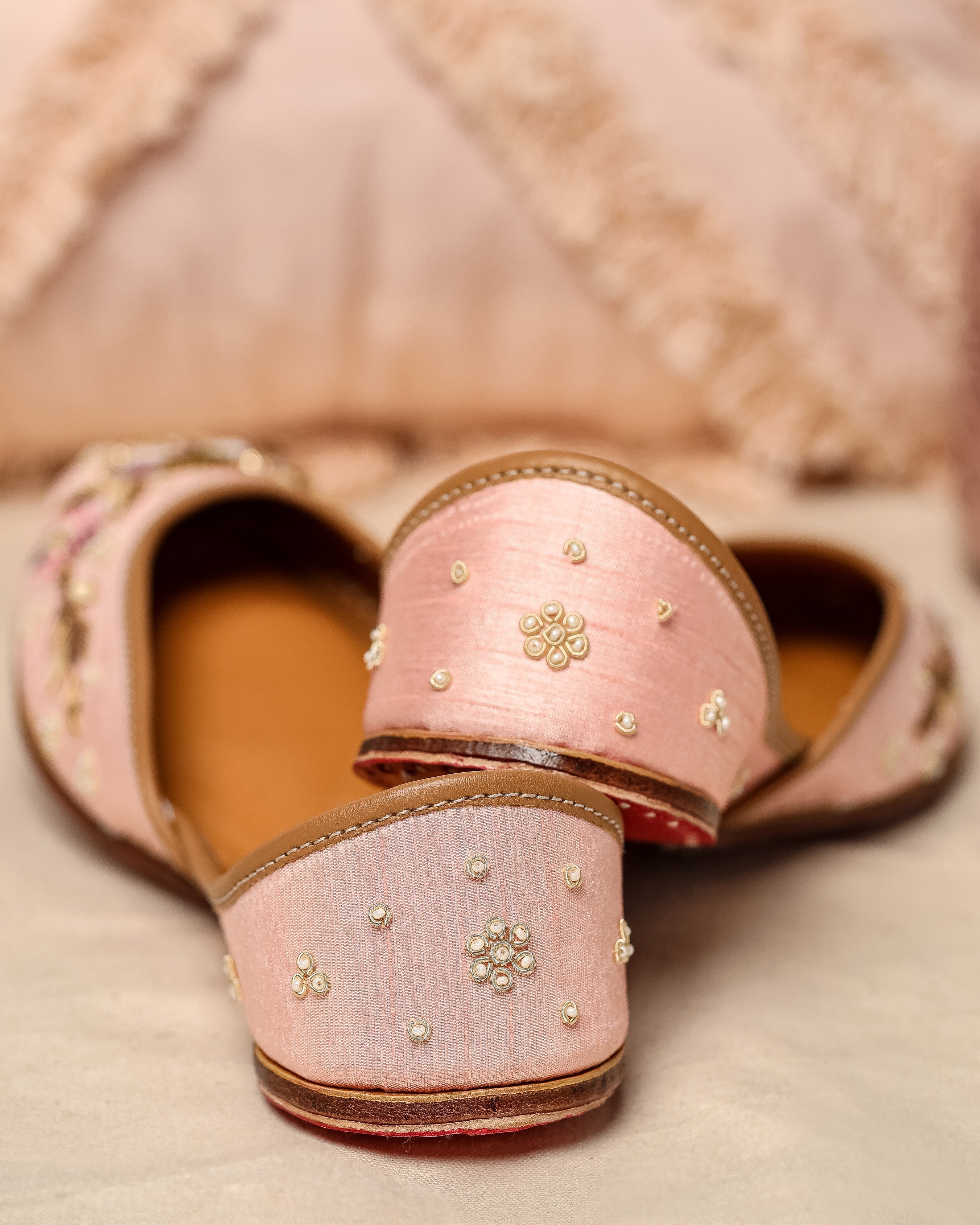 Aachho Cosmetic Peach Handcrafted Jutti - view 7