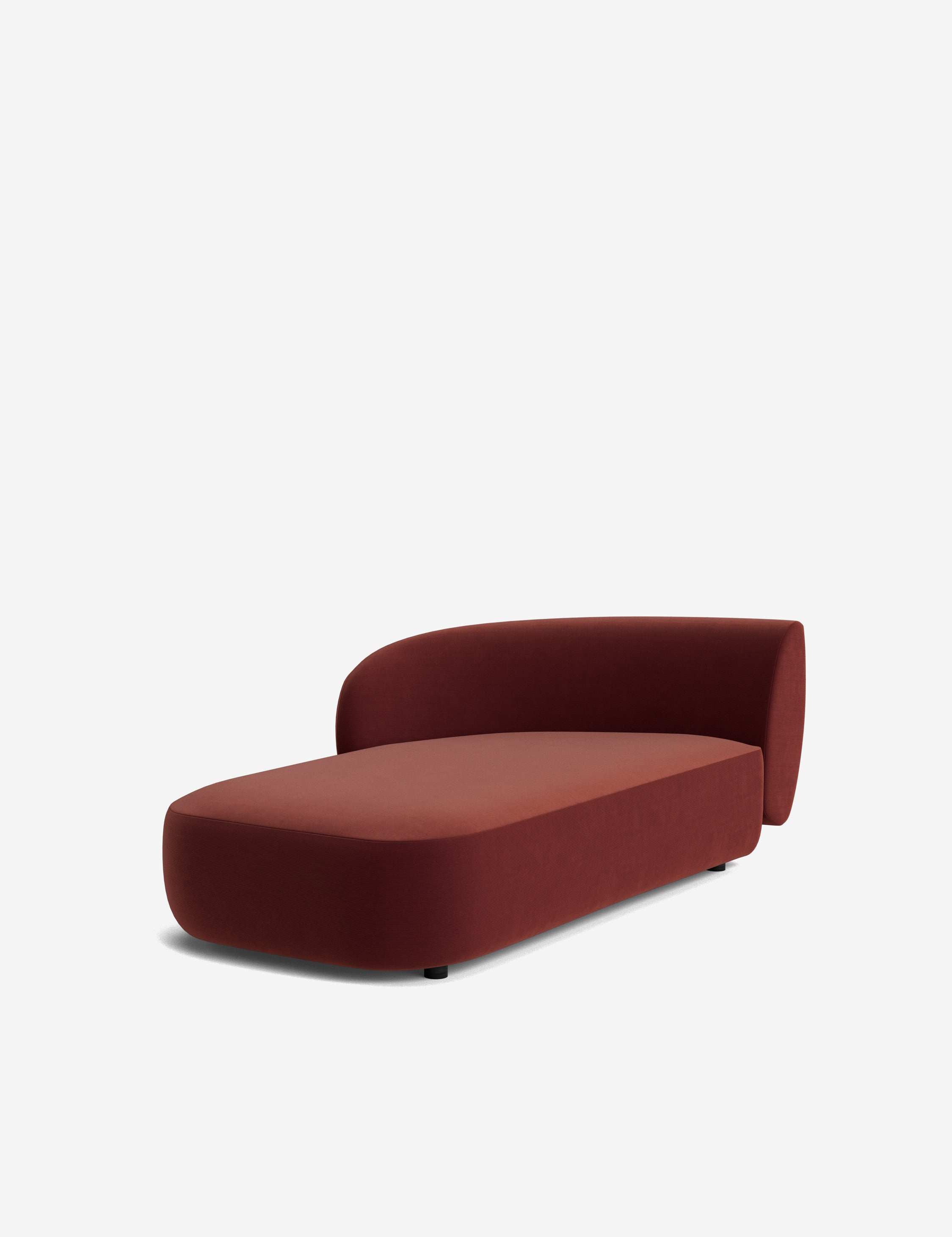 Lulu and Georgia Claret Modular Left Chaise - view 228
