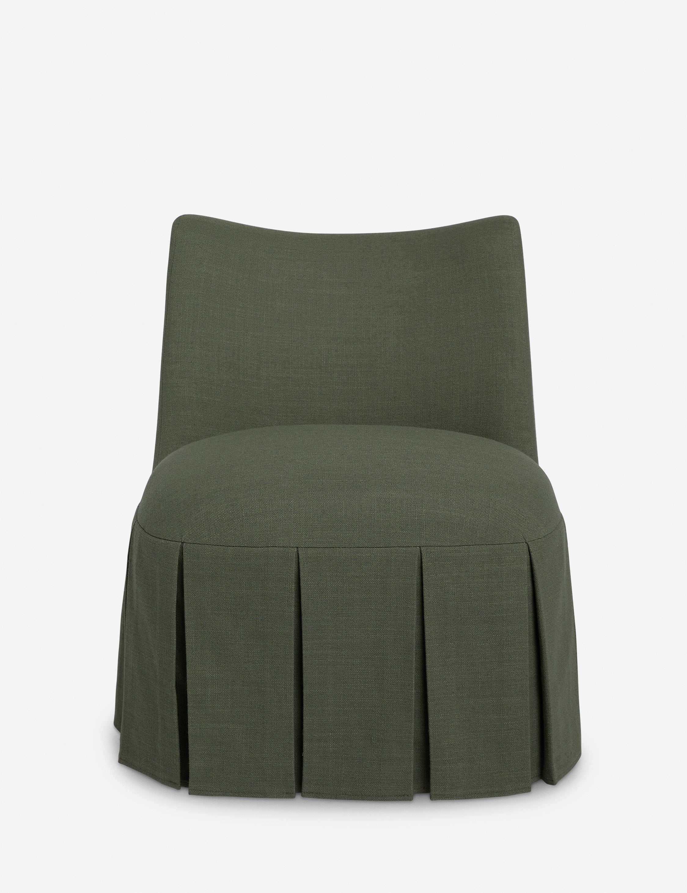 Lulu and Georgia Koppel Accent Chair – Green Linen