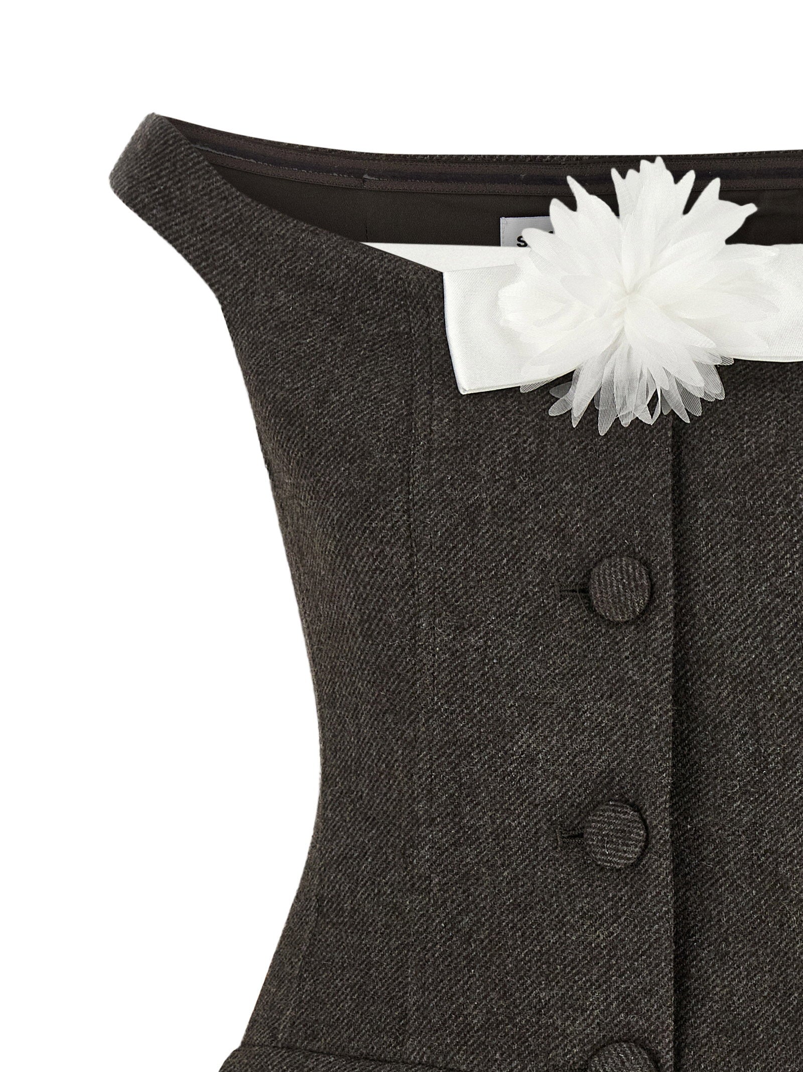 Self-Portrait Bardot Neckline Dress - view 3