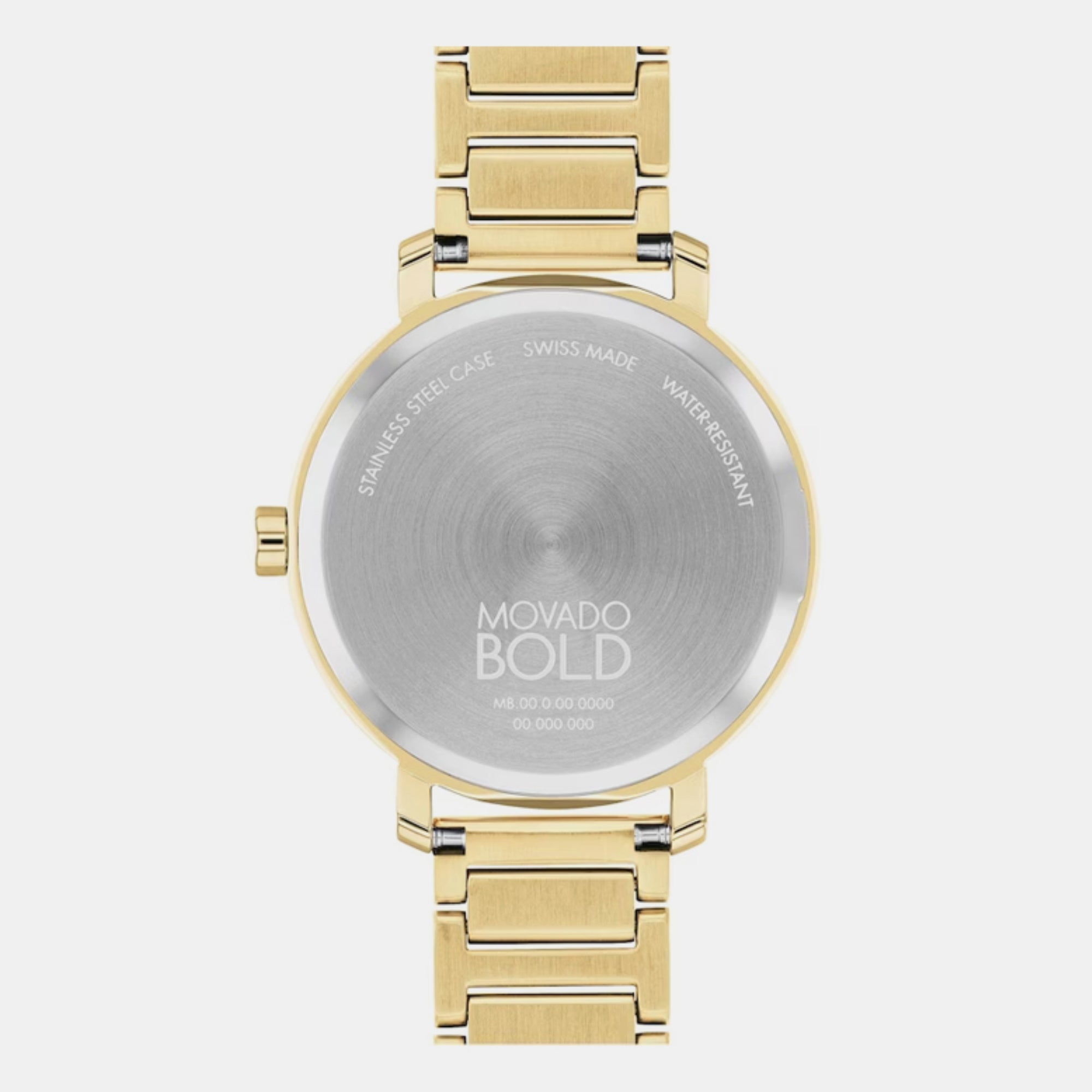 Movado Bold Women Quartz Gold Dial Analog Stainless Steel Watch 3601106 - view 3