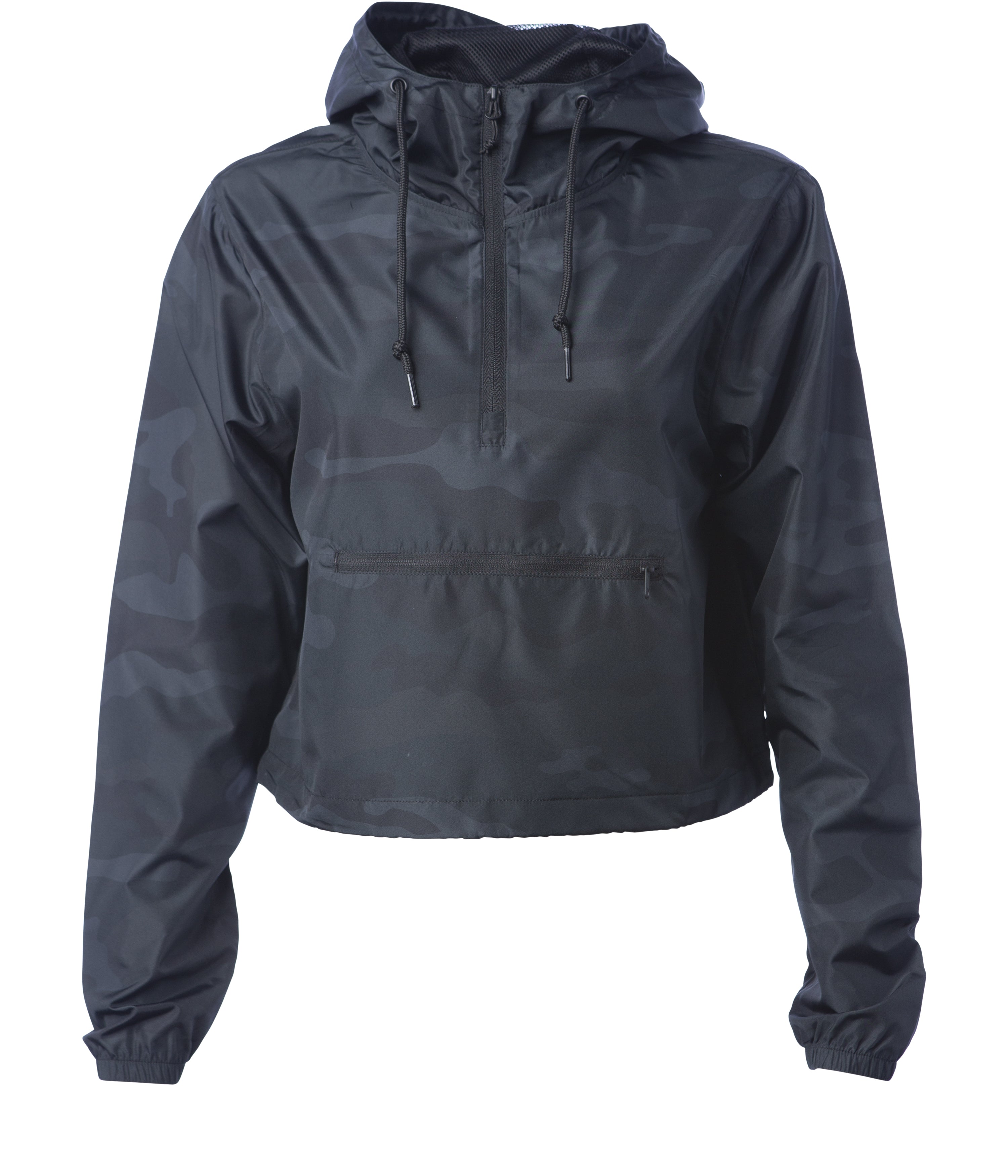 Independent Trading Company Women’s Lightweight Crop Windbreaker