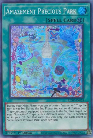 Yu-Gi-Oh! Amazement Precious Park - LIOV-EN058 - Super Rare - 1st Edition