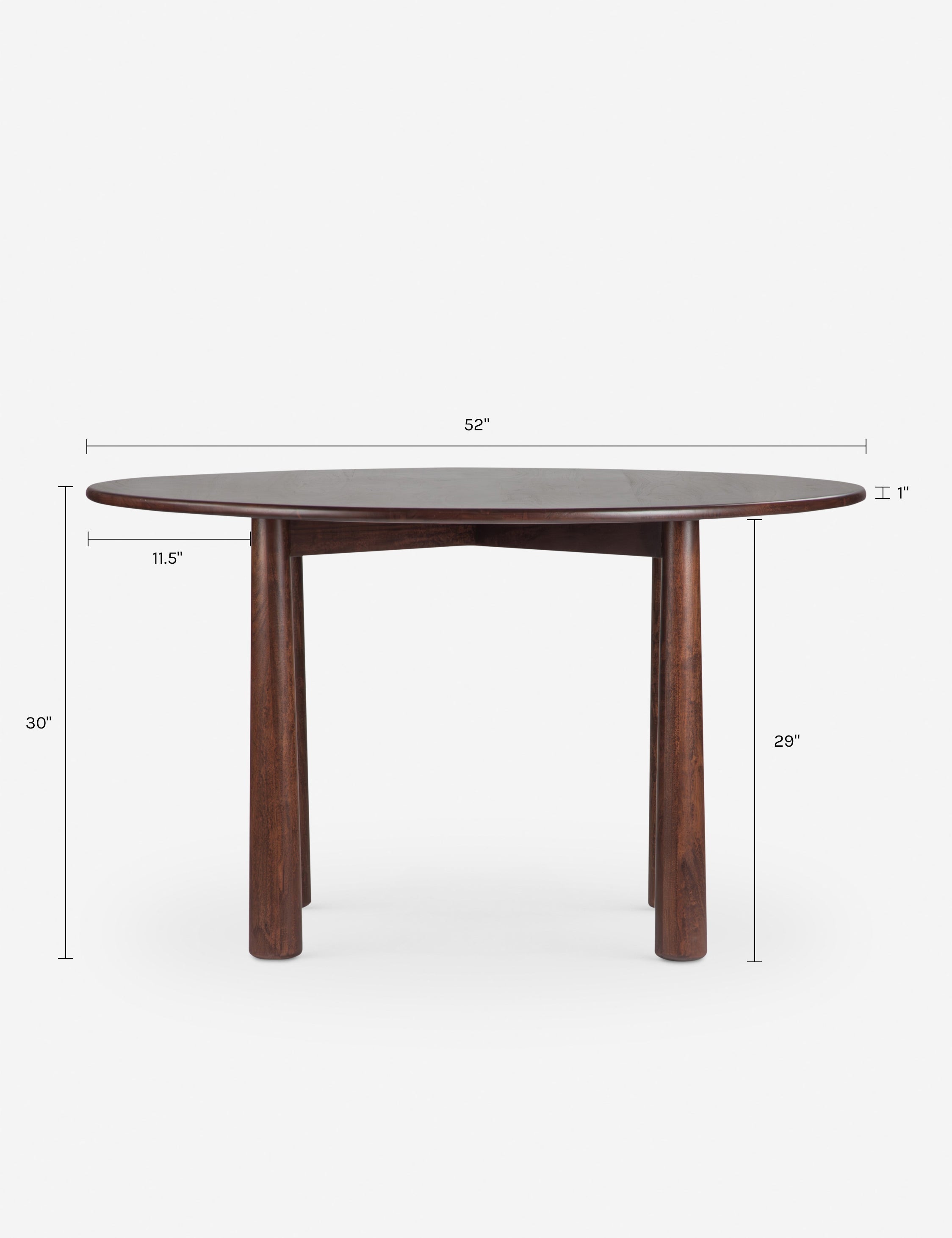 Lulu and Georgia Dasch Dining Table – Brown - view 7