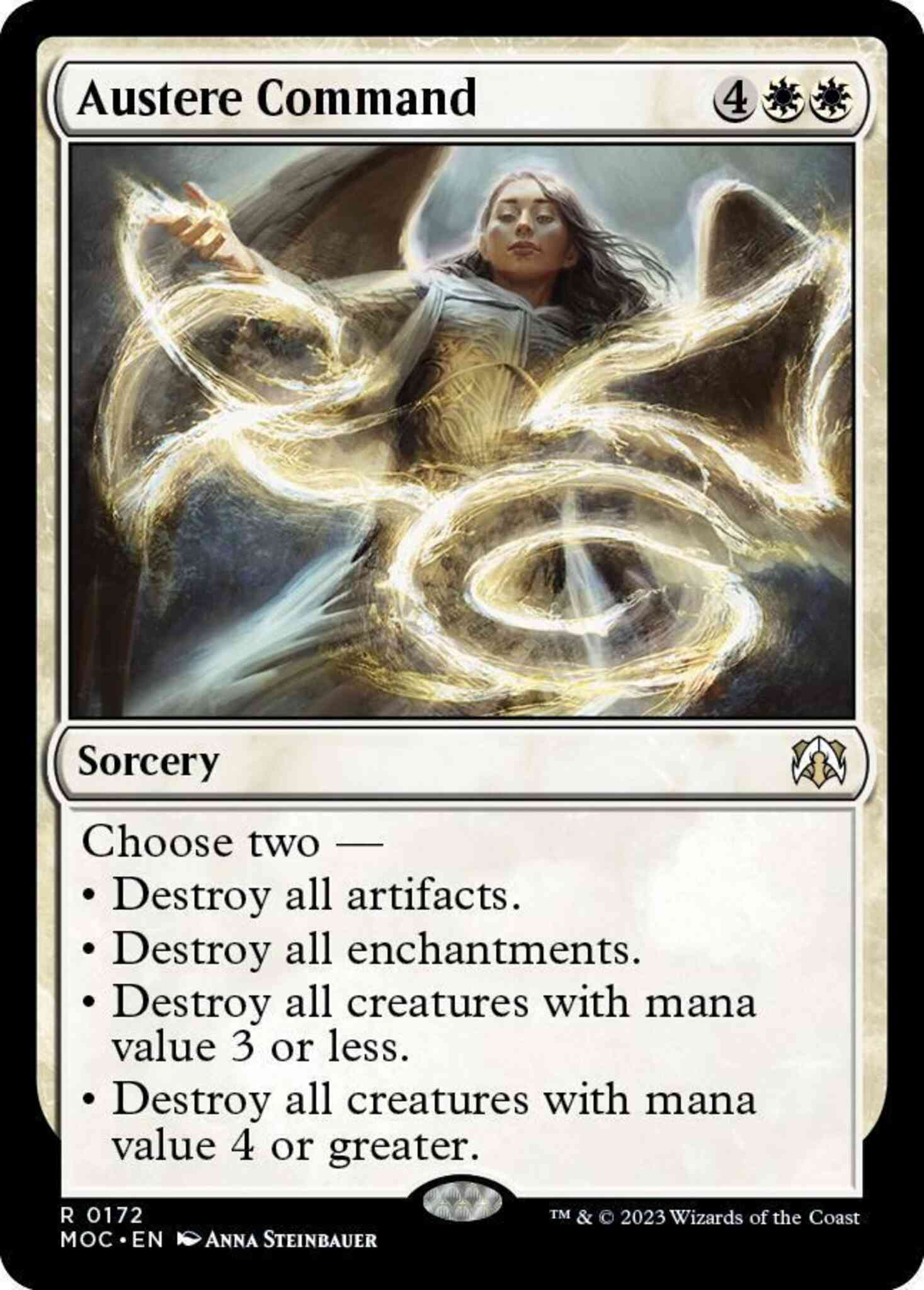 Austere command 172 – Magic Austere Command [172] [March of the Machine: Commander] [Non-Foil]