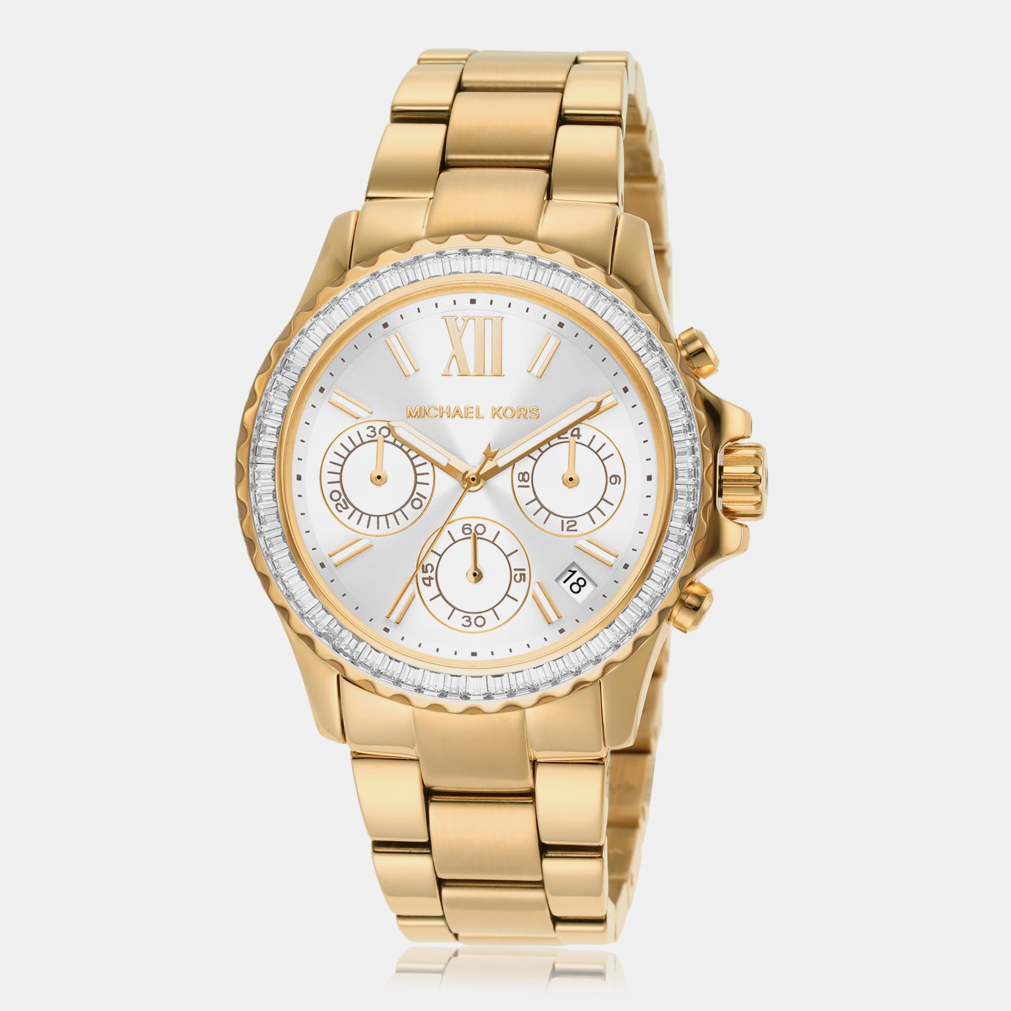 Michael Kors Everest Women Quartz White Dial Chronograph Stainless Steel Watch MK7212 - view 2