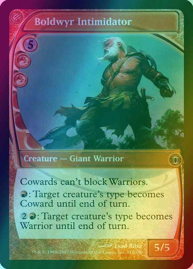 Boldwyr intimidator 111 – Magic Boldwyr Intimidator [111] [Future Sight] [Foil]