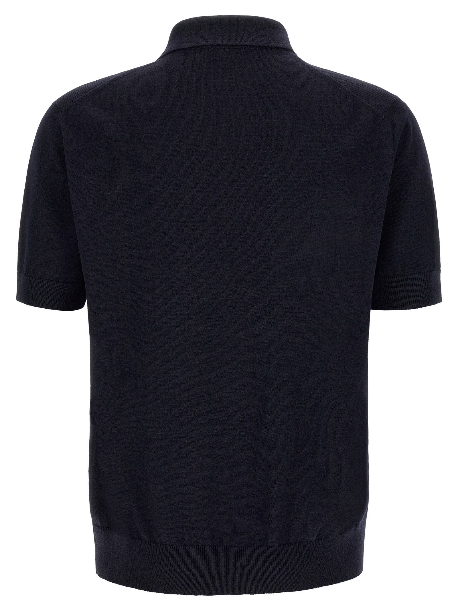 Dolce & Gabbana Logo Embroidery Polo Shirt – 100% virgin wool - view 2