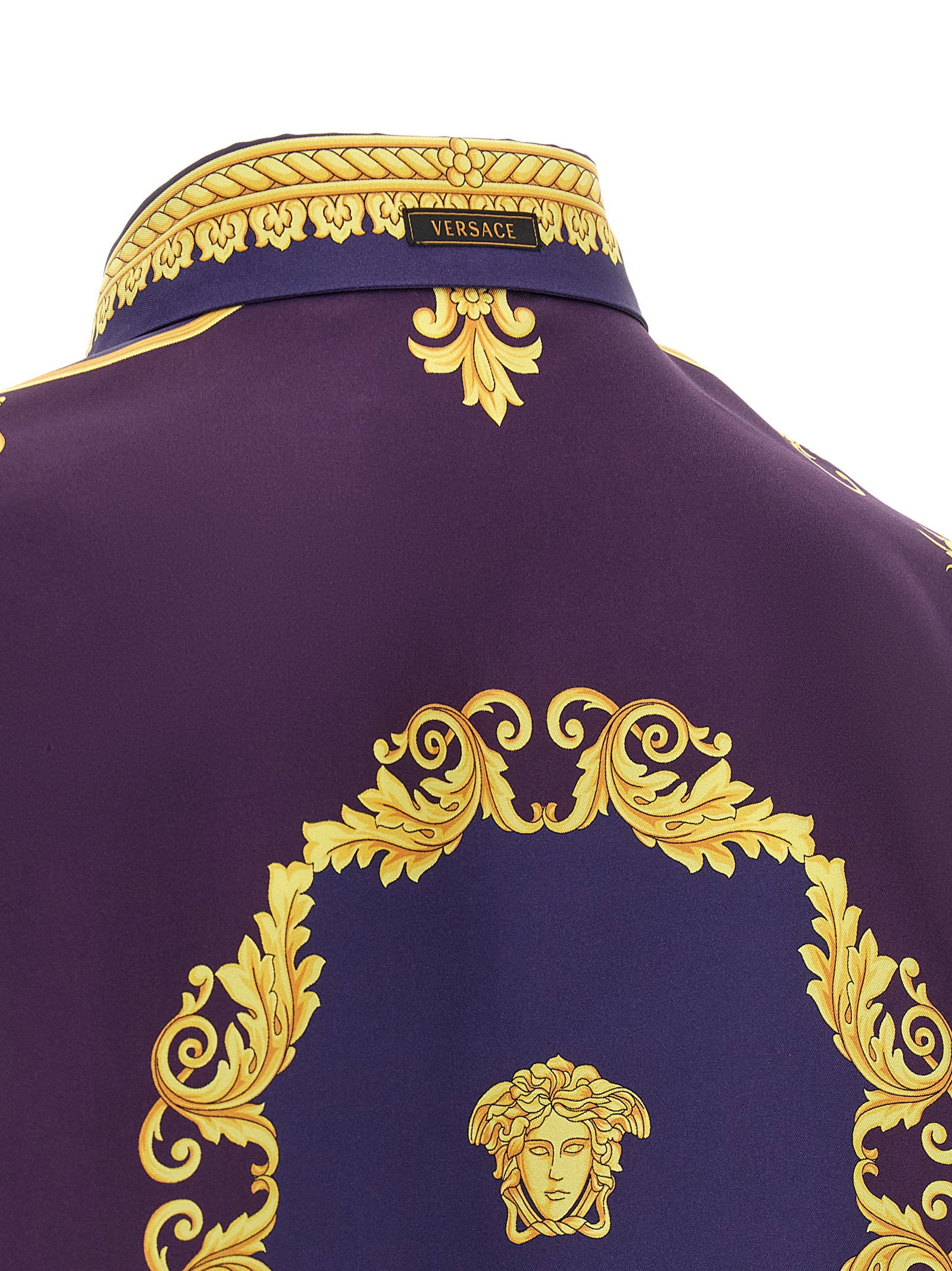 Versace New Barocco Twill Shirt – 100% silk - view 5