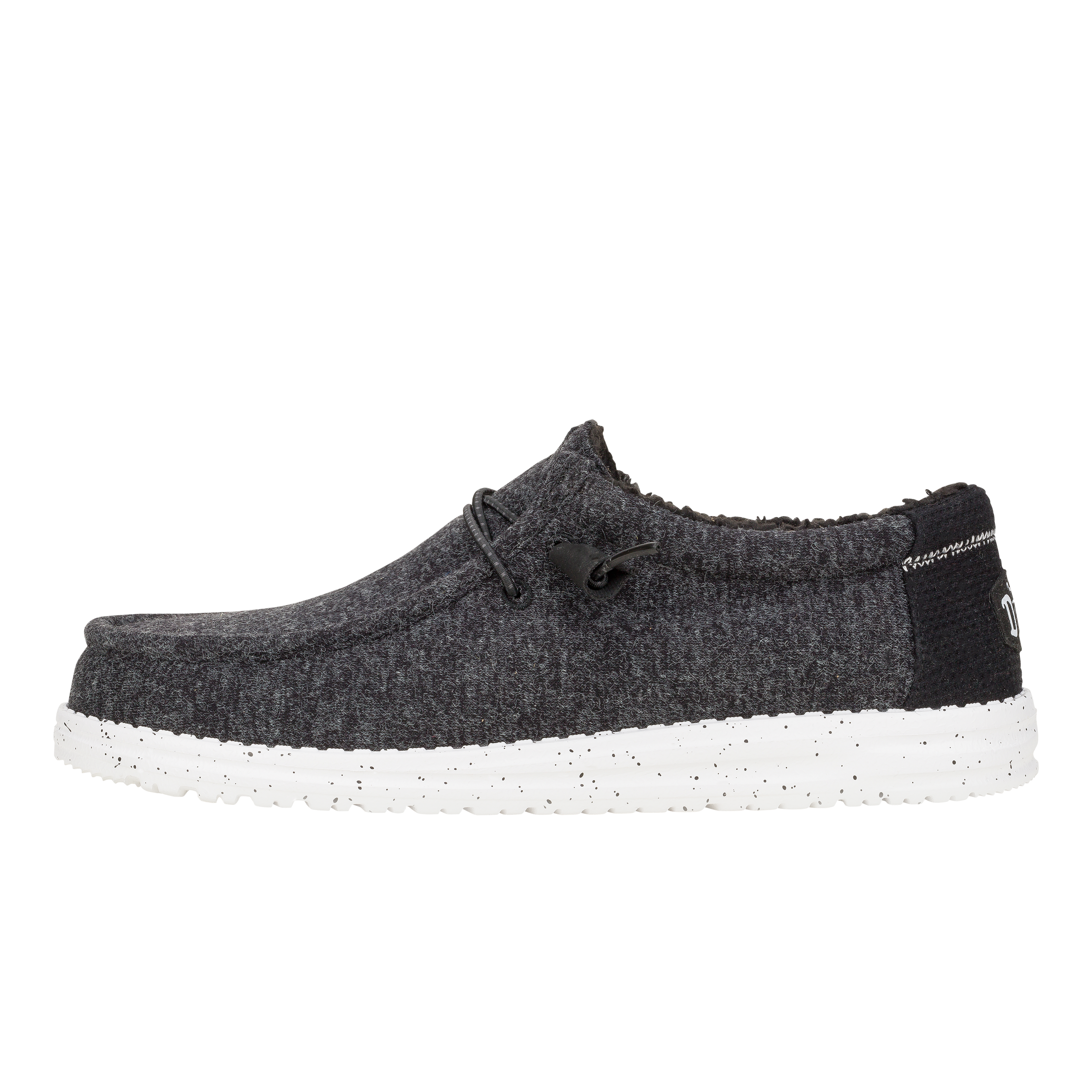 HEYDUDE shoes Wally Warmth Knit - Black/White