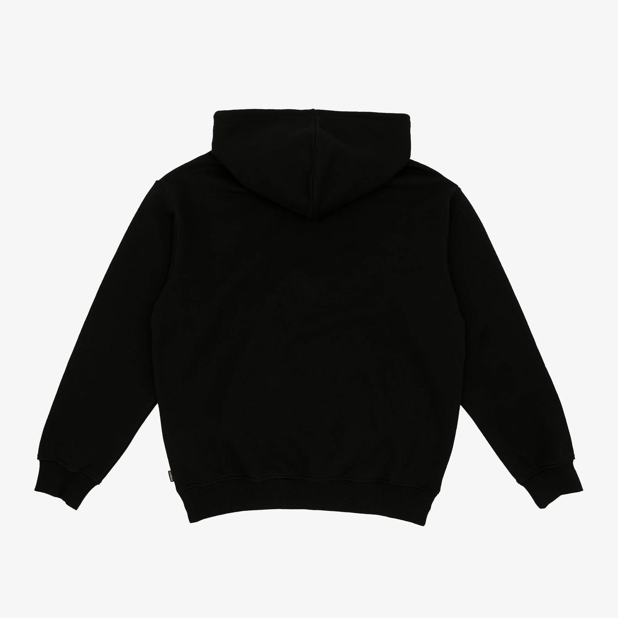 Icecream | KIRIGAMI RUNNING DOG FLOCK HOODIE { BLACK