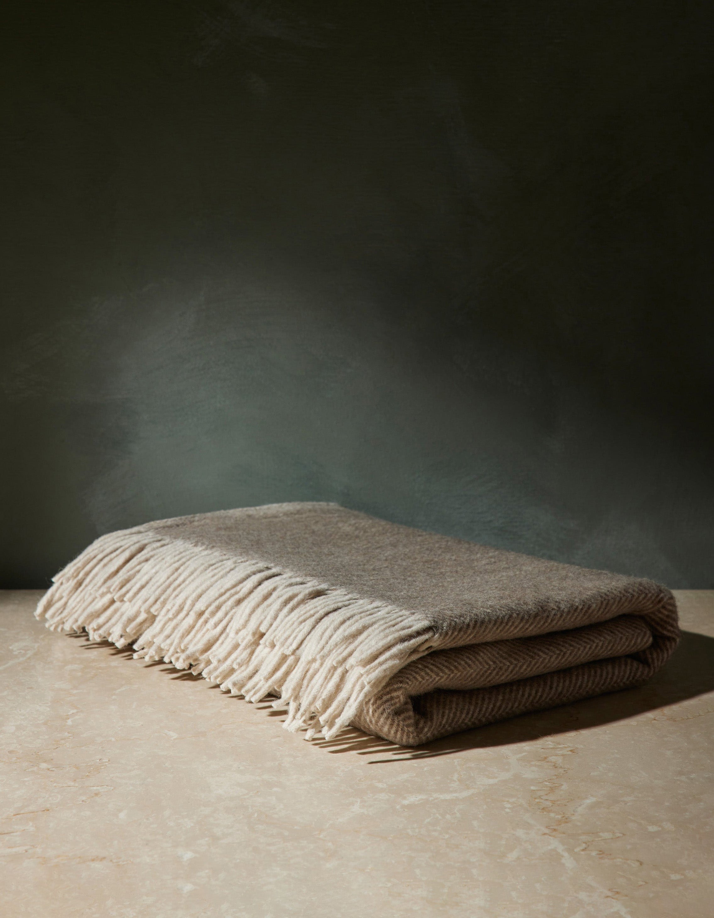 Lulu and Georgia Recycled Wool Throw by TBCo - view 2