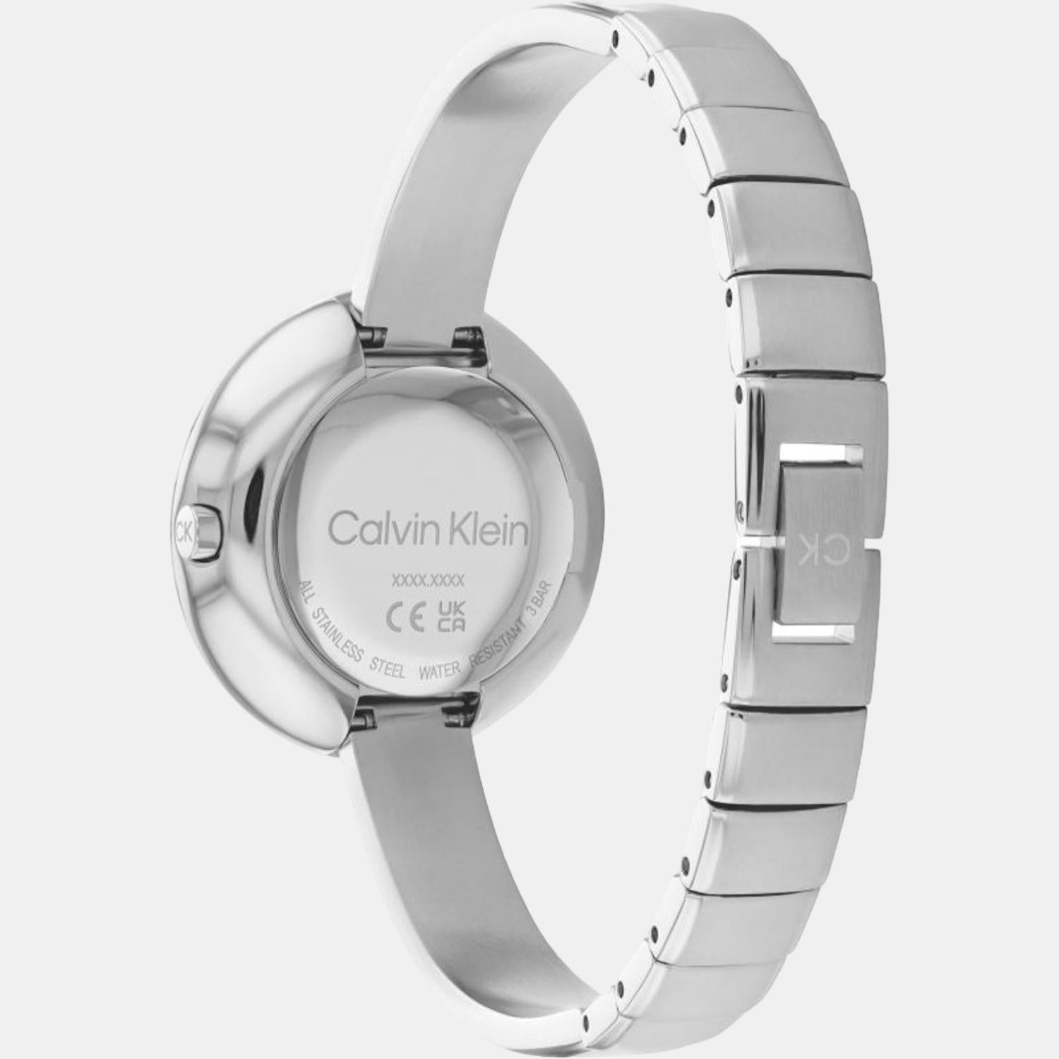 Calvin Klein Confidence Women Quartz Silver Dial Analog Stainless Steel Watch 25200022 - view 2
