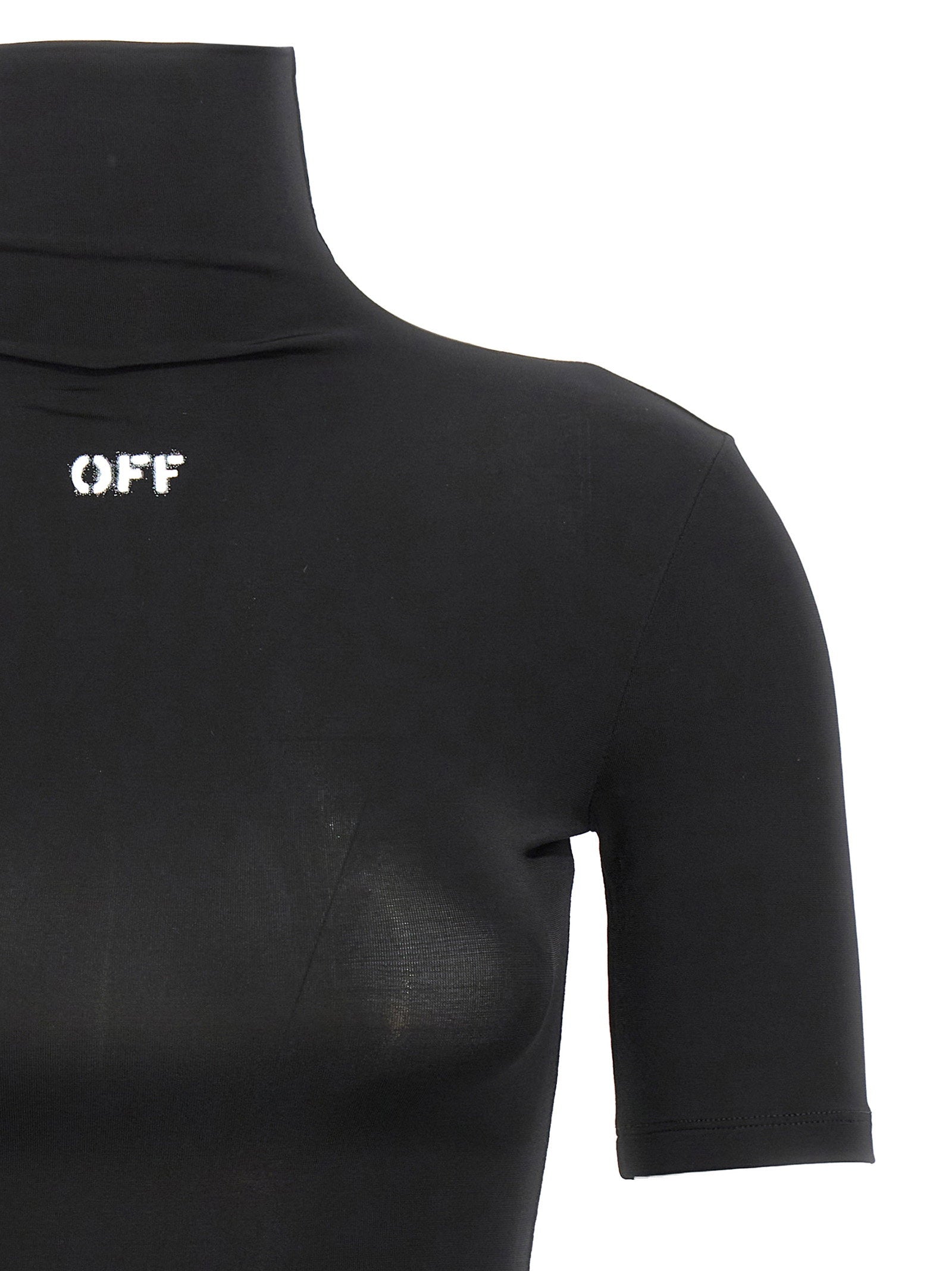 Off White Off Stamp Logo Stencil T-shirt – 95% acetate, 5% elastane - view 3