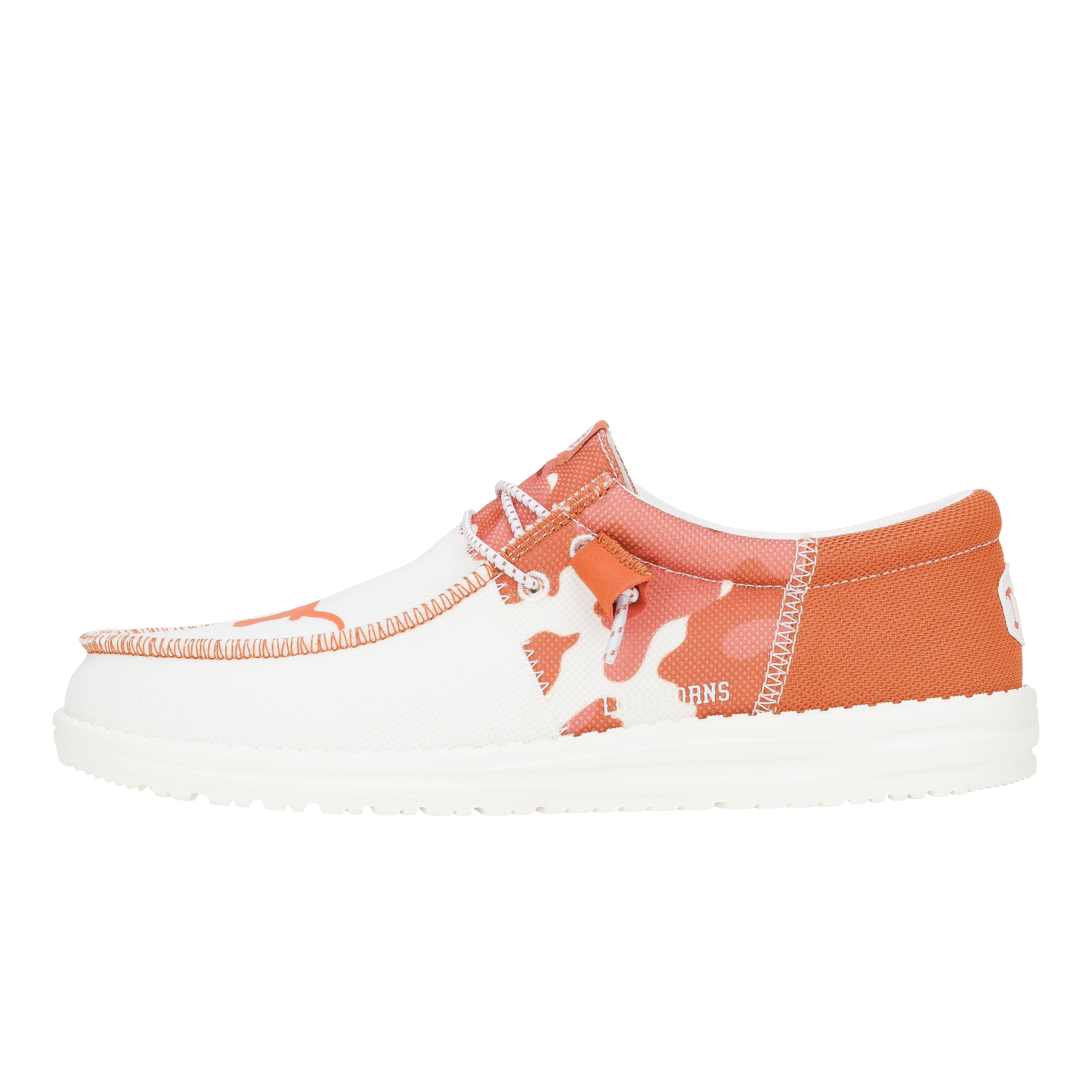 HEYDUDE shoes Men's Wally Tri Texas - Longhorns Burnt Orange/White